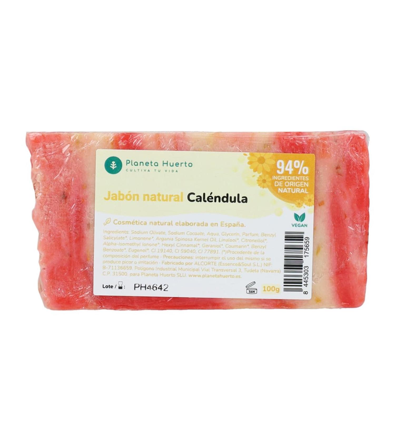 Planeta Huerto Natural soap with olive oil and calendula 100g