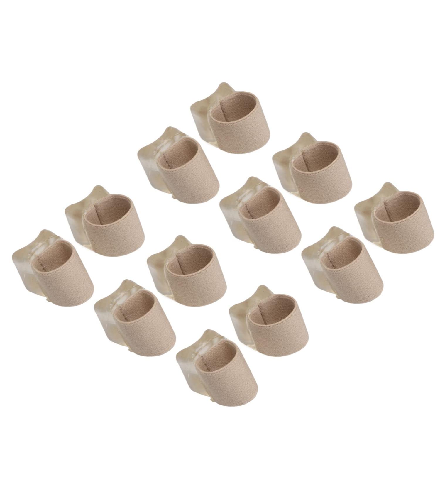 Soft SEBS Toe Separator Set - 6 Pairs | Prevent Bunion Friction and Improve Comfort | Elastic Belt for Yoga | Toe Corrector - Buy Online on GoSupps.com
