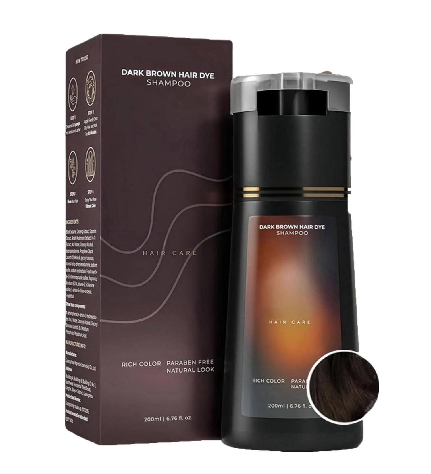  Rakiuty Shampoo for Coloring Natural Hair Dye Shampoo Hair Dye Shampoo Natural Hair Color Shampoo Hair Dye Shampoo 200 ml - Buy Online on GoSupps.com