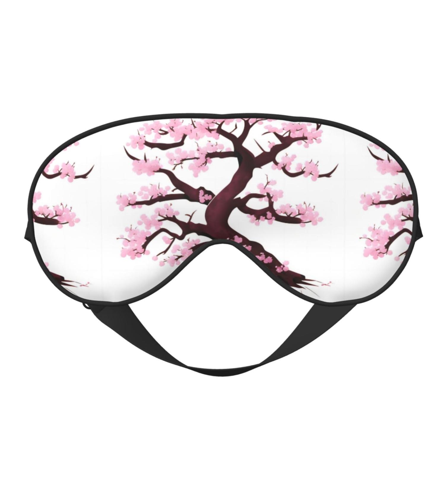 Buy Cherry Blossoms Tree Unisex Adjustable Blackout Eye Mask - Perfect for Travel Yoga and Naps Worldwide - Buy Online on GoSupps.com