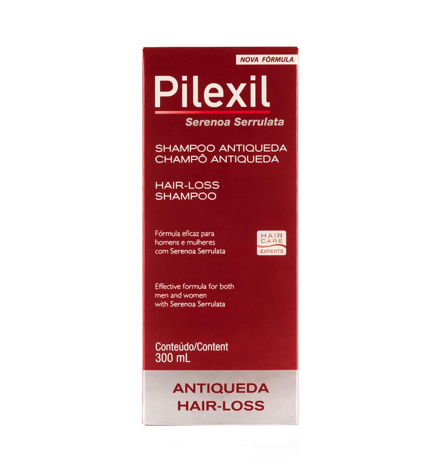 Pilexil Anti-Hair Loss Shampoo 300mL by Lacer - Stop Hair Loss Naturally - Buy Online on GoSupps.com