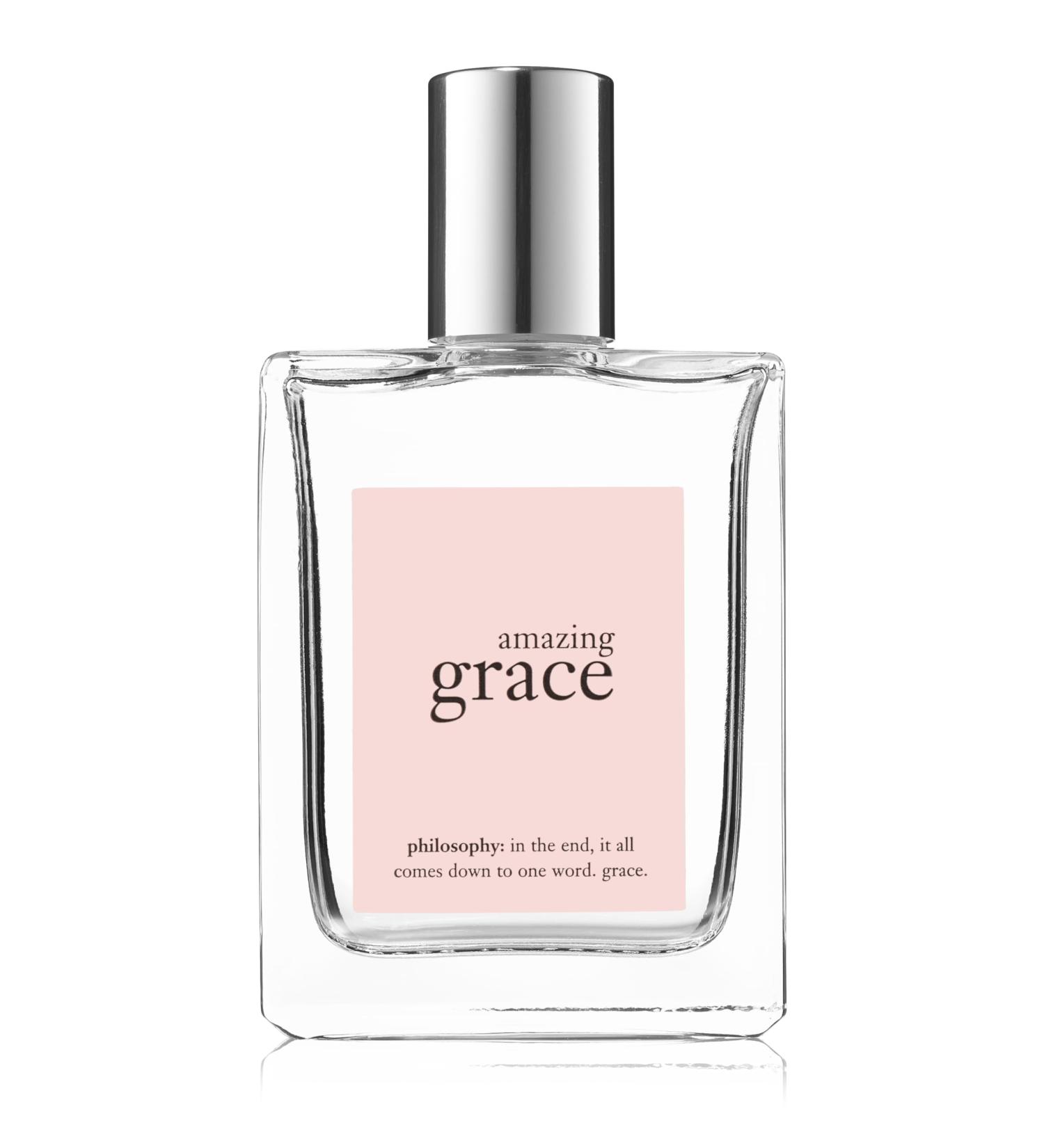 philosophy amazing grace eau de toilette - clean & floral women's perfume - with notes of bergamot muguet & musk - long lasting fragrance 2 fl oz. - Buy Online on GoSupps.com
