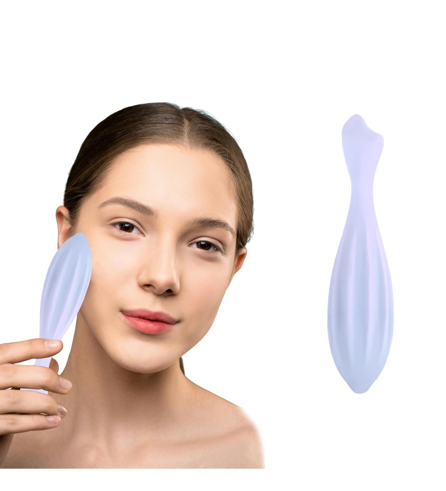 Buy Facial Massage Roller - Silicone Skin Care Tool for Women | Reduce Tiredness & Enhance Beauty - Buy Online on GoSupps.com