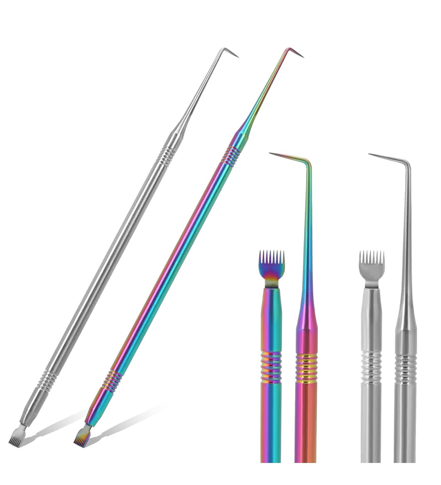 2 in 1 Lash Lift Tool 2 Pieces Stainless Steel Lash Lift and Tint Kit Professional Lash Lift Supplies Metal Lash Lift Rods Eyelash Separator Tool with Separating Comb Silver & Dazzle - Buy Online on GoSupps.com