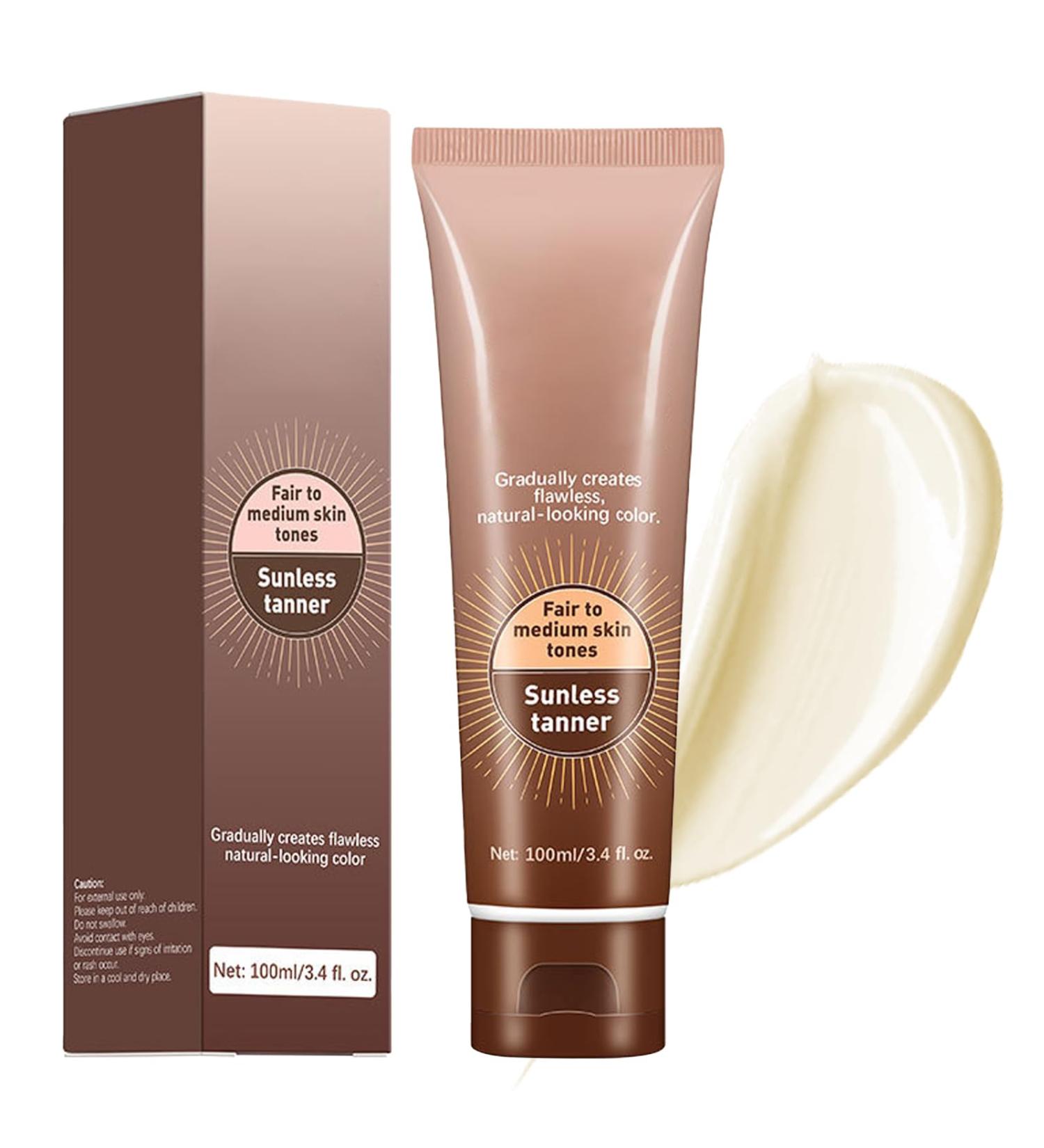 WALULAN Body Self Tanner - Contains natural plant ingredients from Chinese camellia leaves glycerin and a light bronze skin color providing hydration for dry skin - Buy Online on GoSupps.com