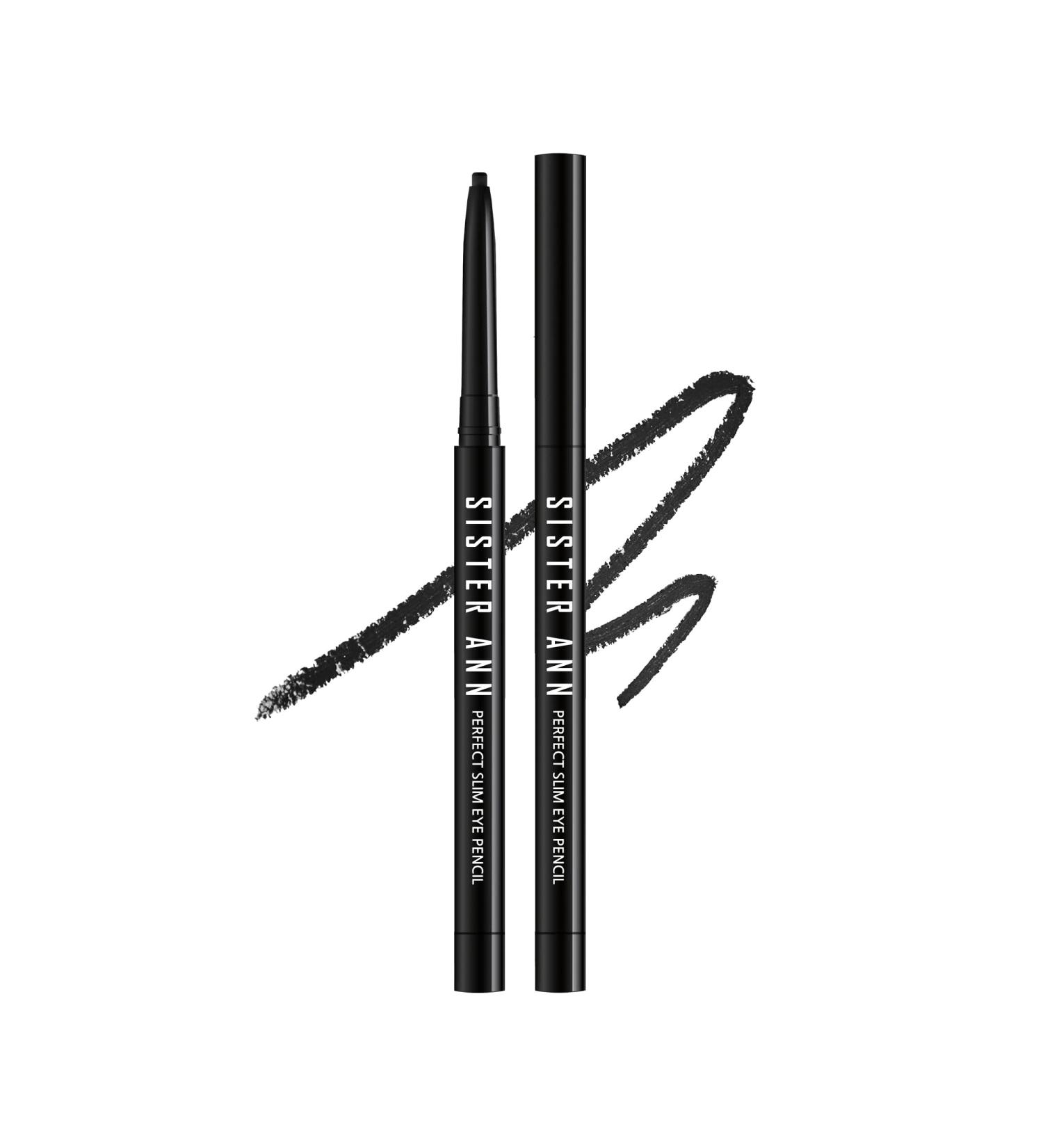 SISTERANN Perfect Slim Waterproof Eye Pencil 01_Black - 0.5g Ultra Slim 2mm Tip - Buy Online on GoSupps.com