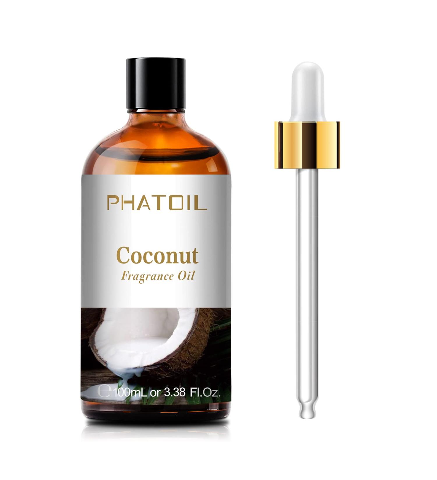 Purify Your Space with PHATOIL Coconut Fragrance Oil - 100ml for Aromatherapy, Candle & Soap Making - Buy Online on GoSupps.com