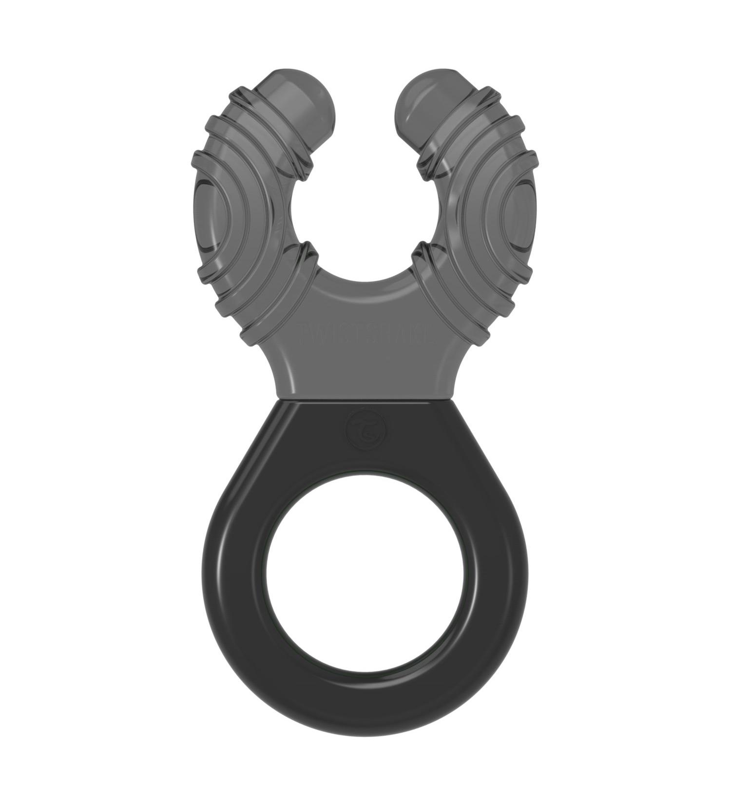 Twistshake Teething Ring Cooler Black from 2 months