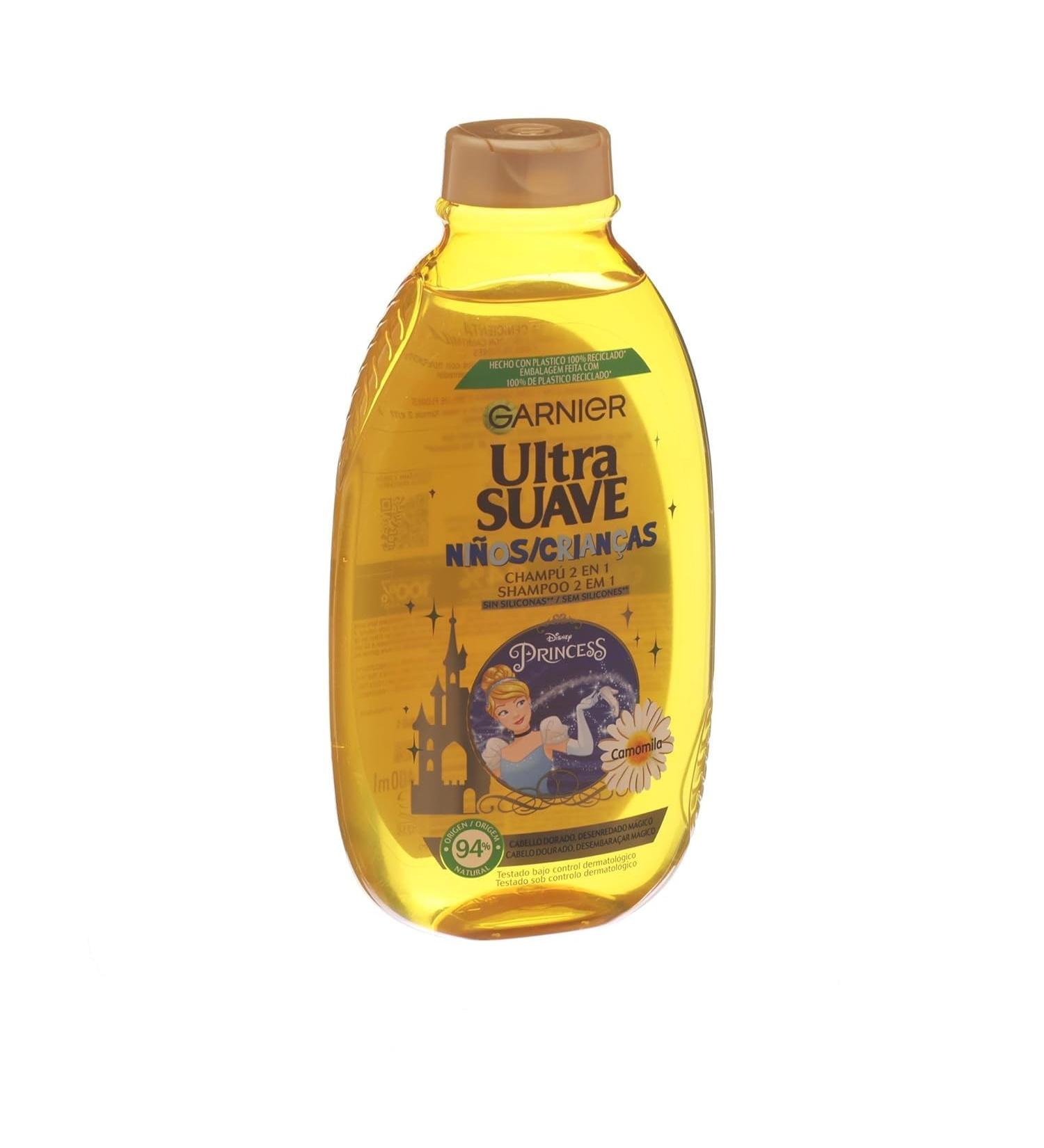 Garnier Ultra Gentle Highlighting Shampoo with Chamomile and Flower Honey for Kids, Light and Blonde Hair, 400 ml (1 pc)