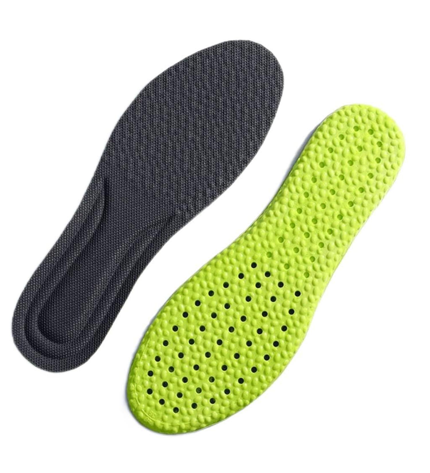 CSCDD Wormwood Insoles - Deodorant Breathable Shock-Absorbing Orthopedic Running Insoles for Size 45-46 - Buy Online on GoSupps.com
