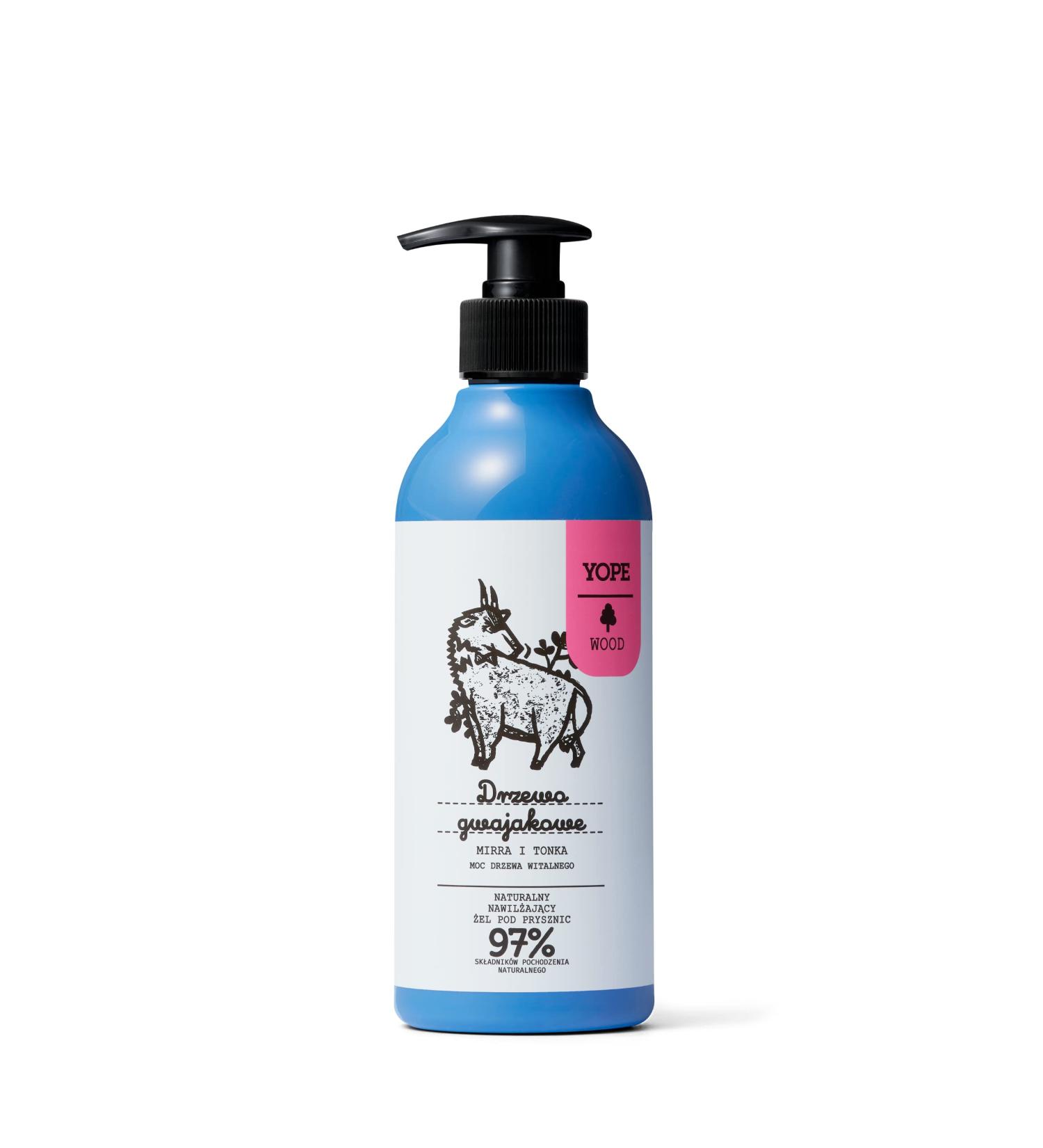  Yope YOPE Natural Shower Gel Guaiac Tree Myrrh and Tonka 400ml - Buy Online on GoSupps.com