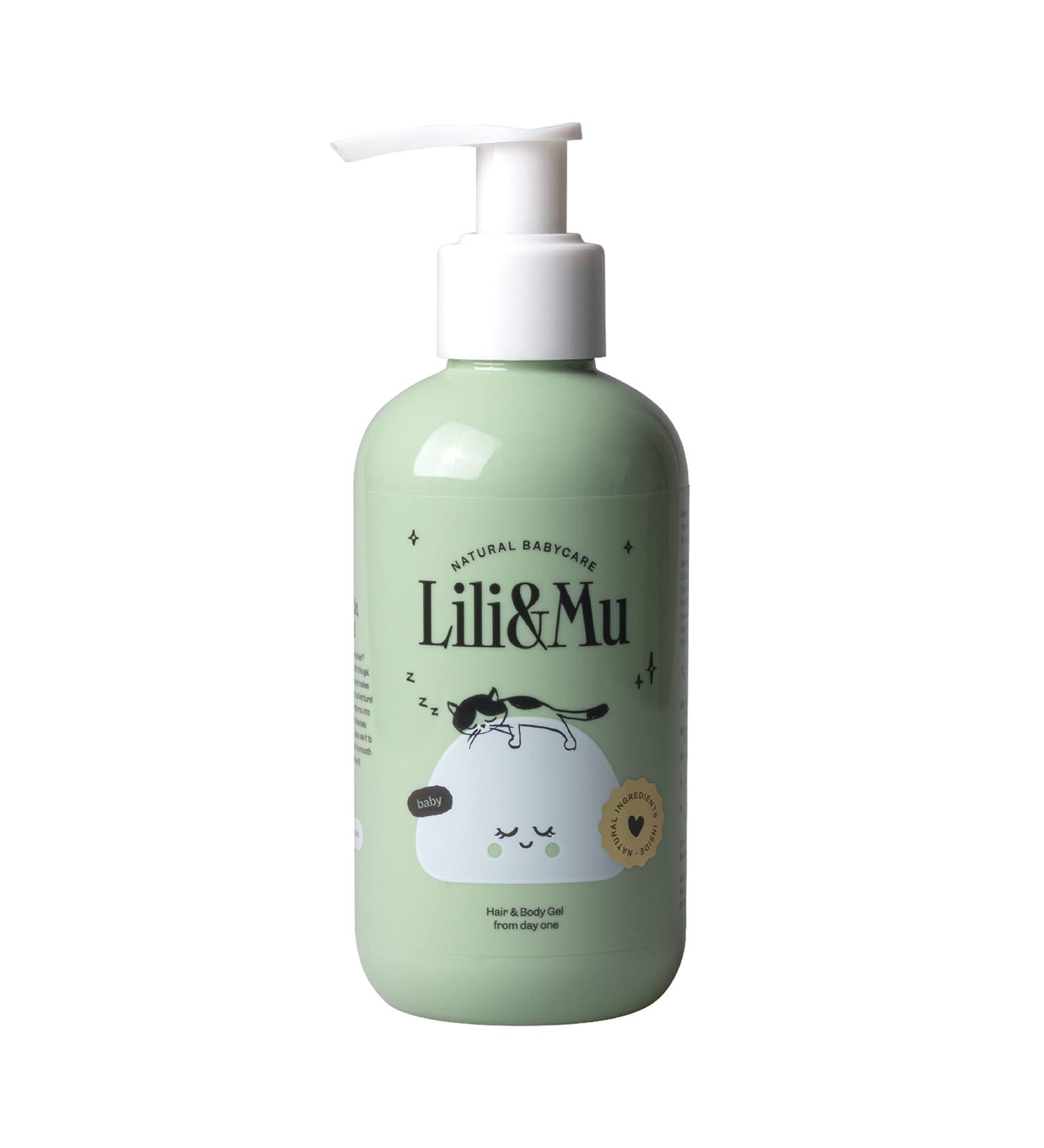 Lili & Mu Baby Shampoo & Shower Gel 200ml | Natural Baby Bath Foam with Allantoin Jojoba Oil & Marigold Extract | Silicone & SLS-Free | Safe for Newborns - Buy Online on GoSupps.com