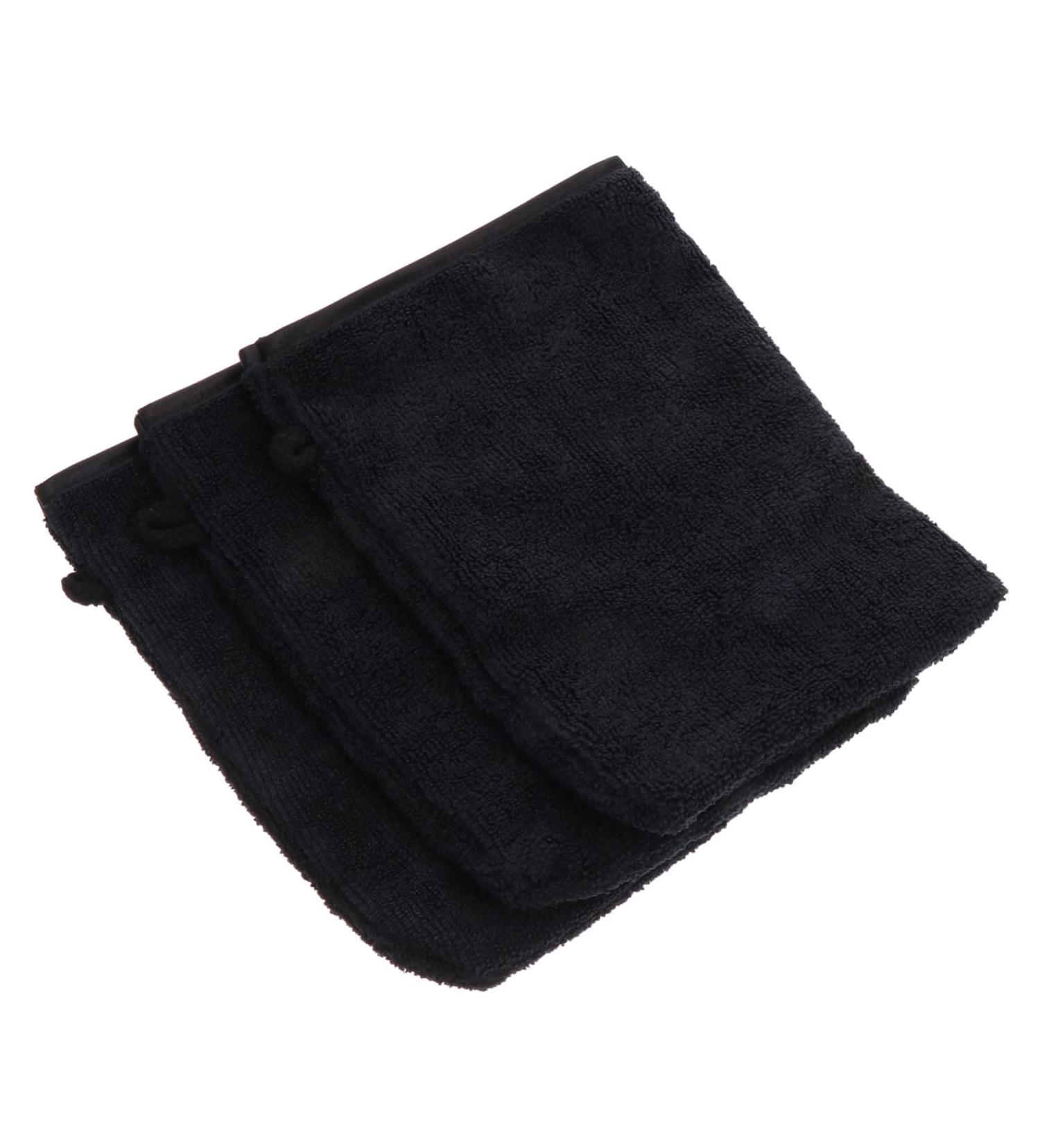 FRCOLOR Face Washing Mitts - 3pcs Reusable Microfiber Makeup Remover Gloves | Soft Facial Cleansing & Scrubbing Pads - Buy Online on GoSupps.com