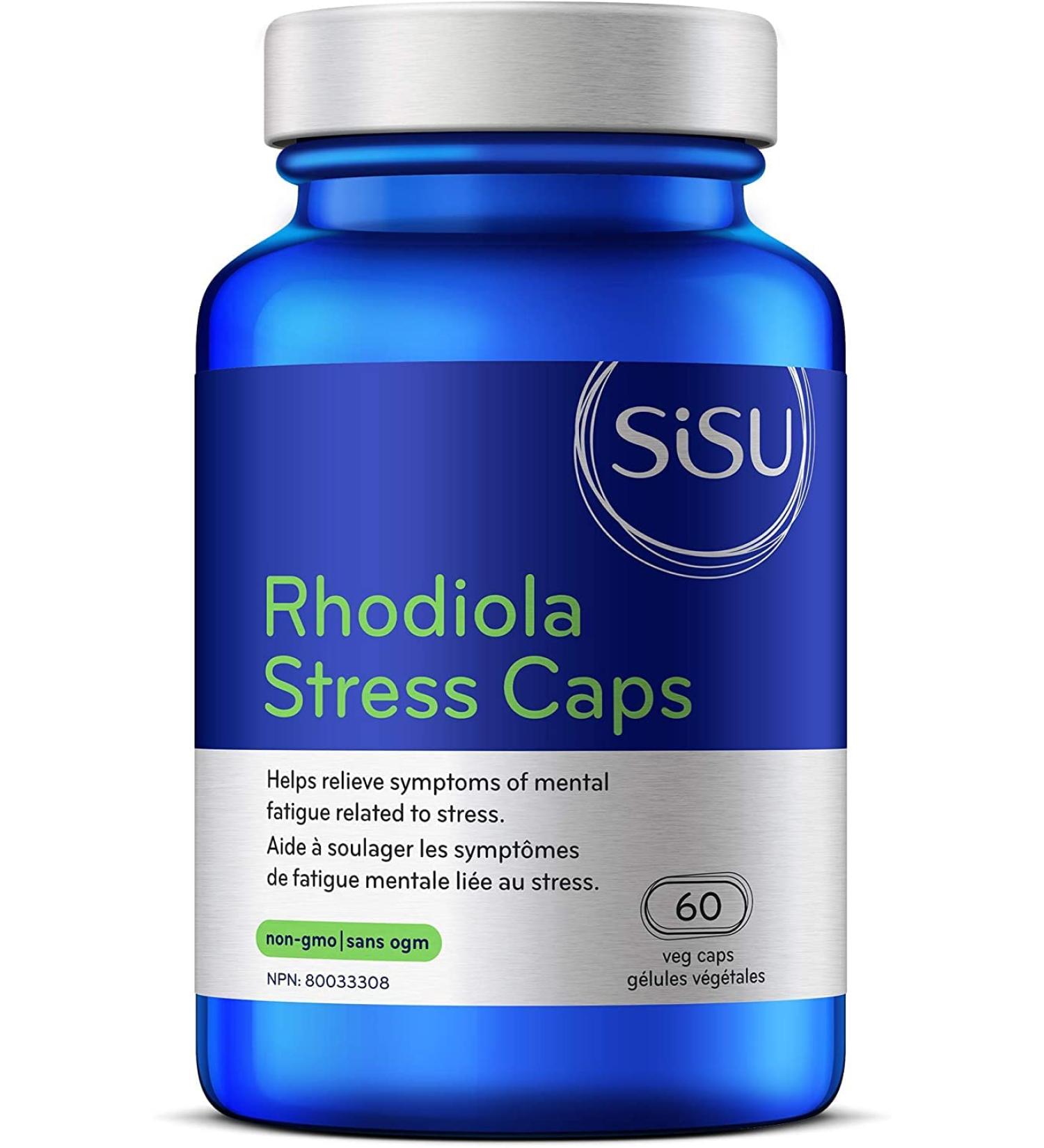 SISU - Rhodiola Stress Caps 250 mg 60 vcaps - Buy Online on GoSupps.com