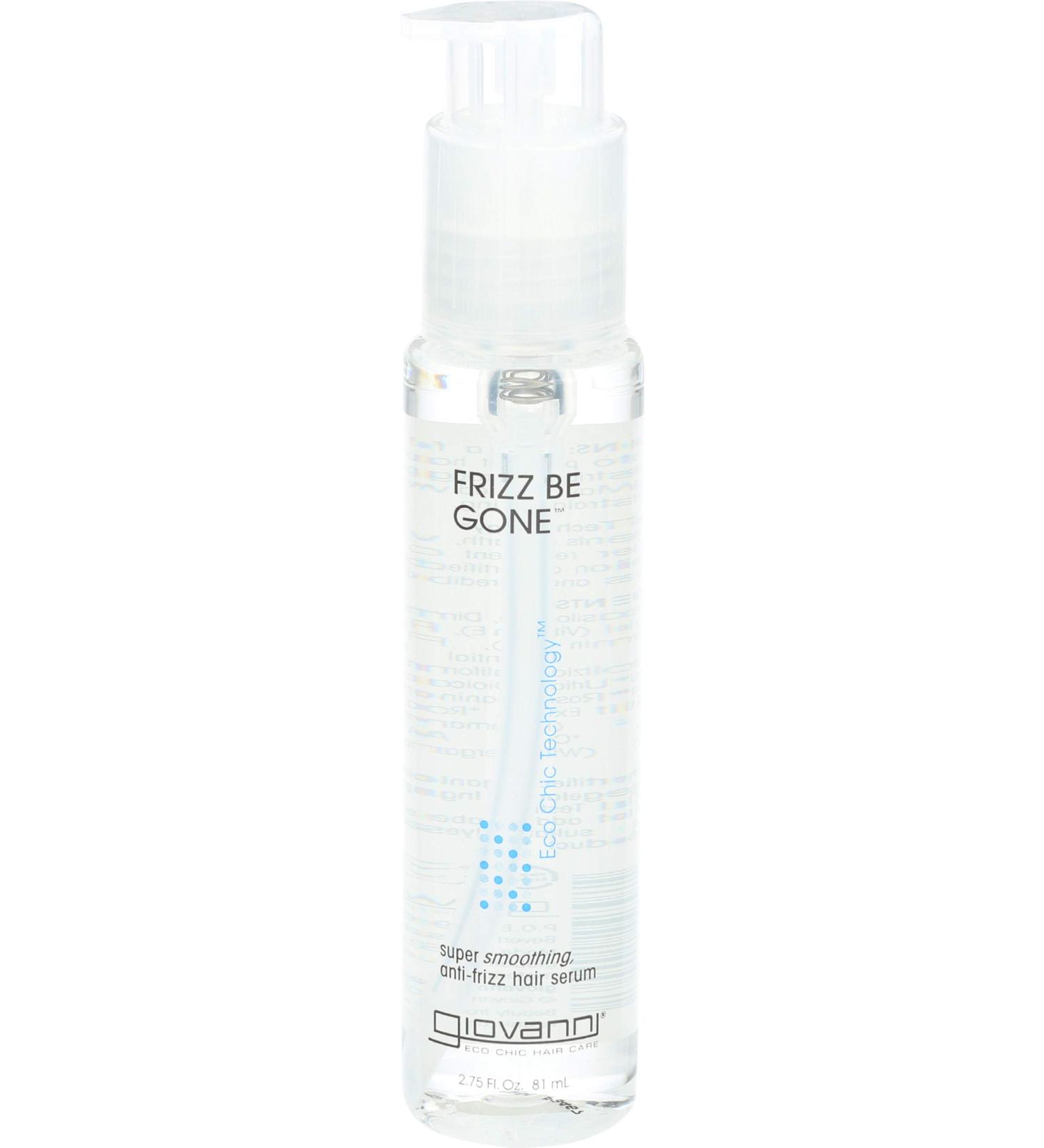 GIOVANNI Hair Frizz Be Gone Serum - 2.75 Fl Oz (1 Pack) | Smooth & Silky Hair Treatment - Buy Online on GoSupps.com