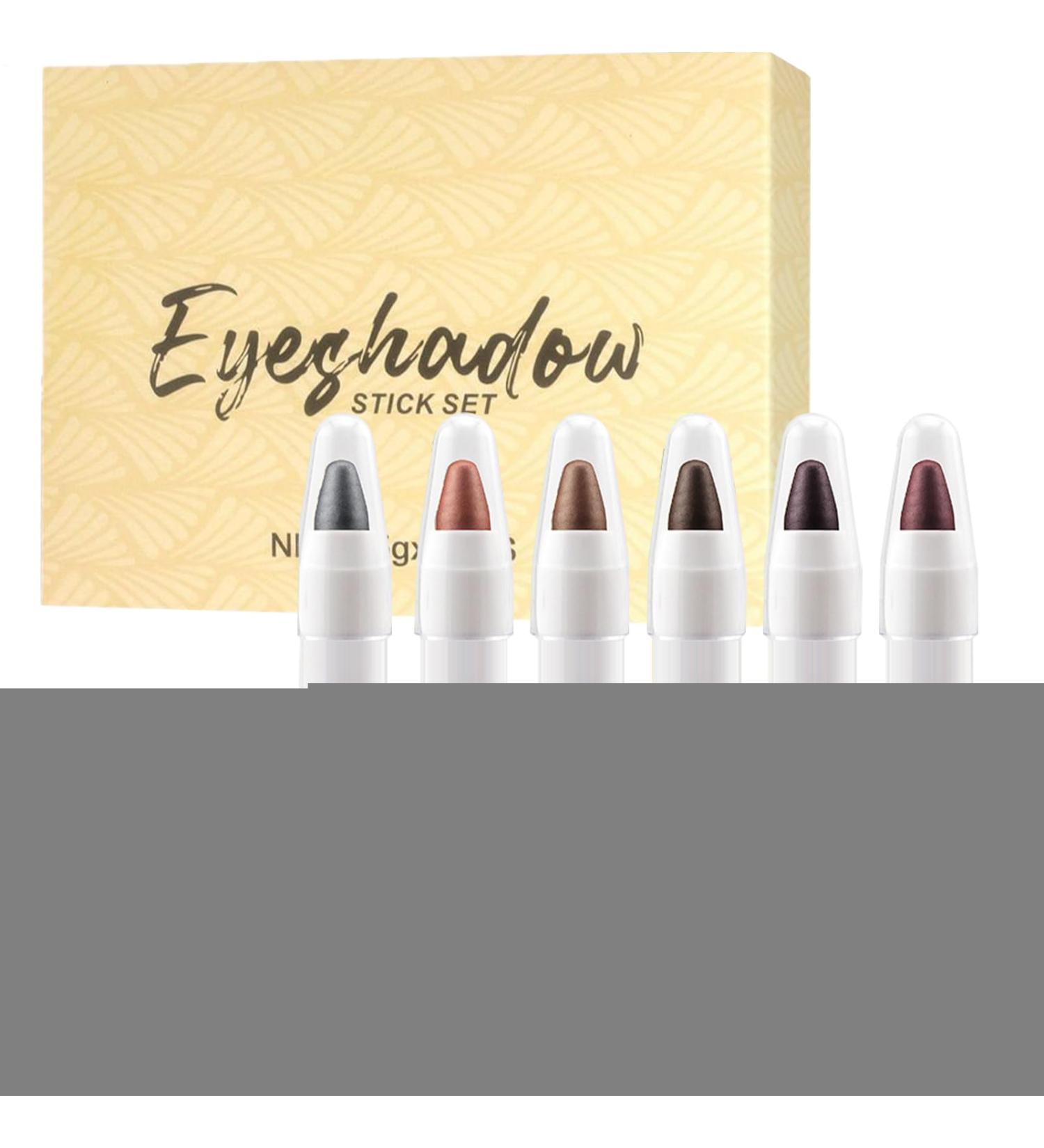  JIEBWCHA Eyeshadow sticks cream eyeshadow stick waterproof eyeshadow stick | Shimmering highlighter glitter cosmetics for bridal makeup - Buy Online on GoSupps.com