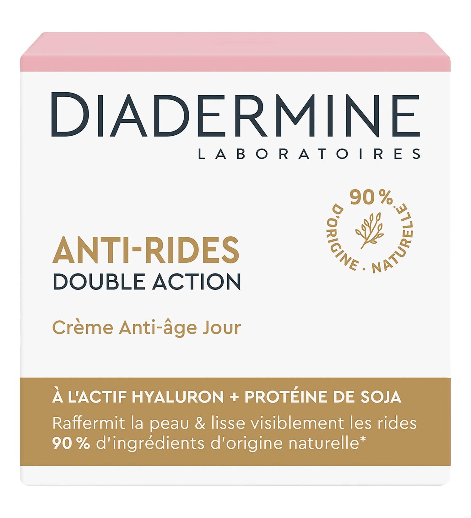 Diadermine Double-Action Anti-Wrinkle Day Cream 50 ml Pot - Buy Online on GoSupps.com