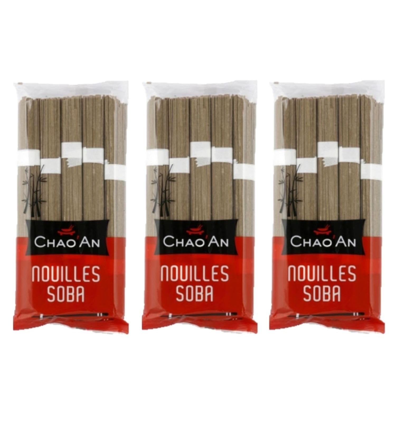 Chao'an Pack of 3 Soba Noodles - Chao'an - 500g pack