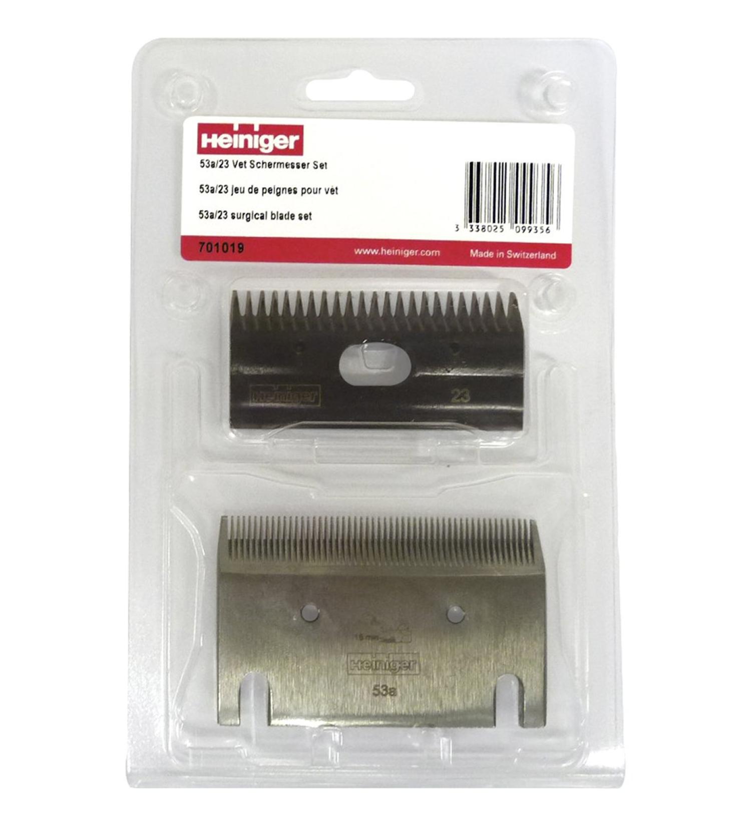 Heiniger Set of combs 31 23 Tonte Fine