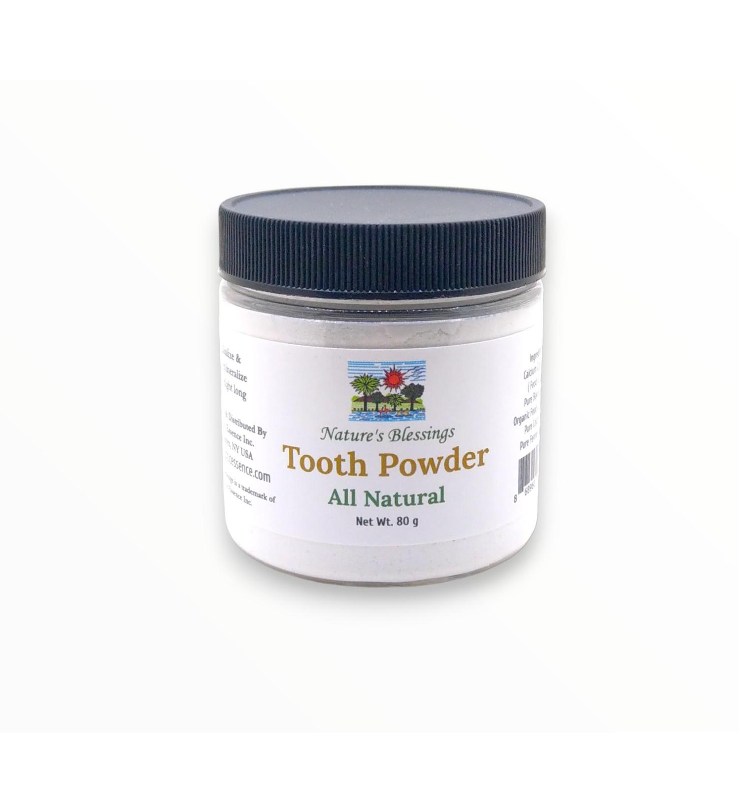 Natural Tooth Powder by Nature's Blessings 80 gram - Buy Online on GoSupps.com