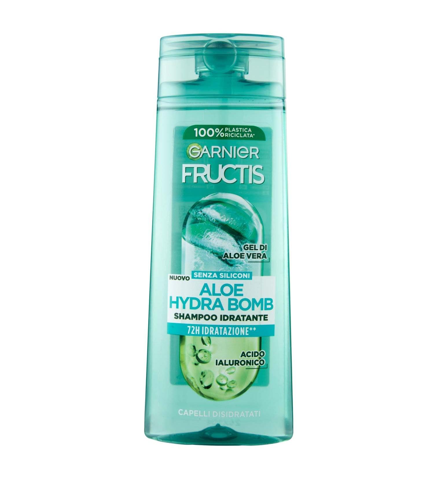 Garnier Fructis Aloe Hydra Bomb Shampoo 250ml | Moisturizing Shampoo for Dehydrated Hair | International Shipping Available - Buy Online on GoSupps.com