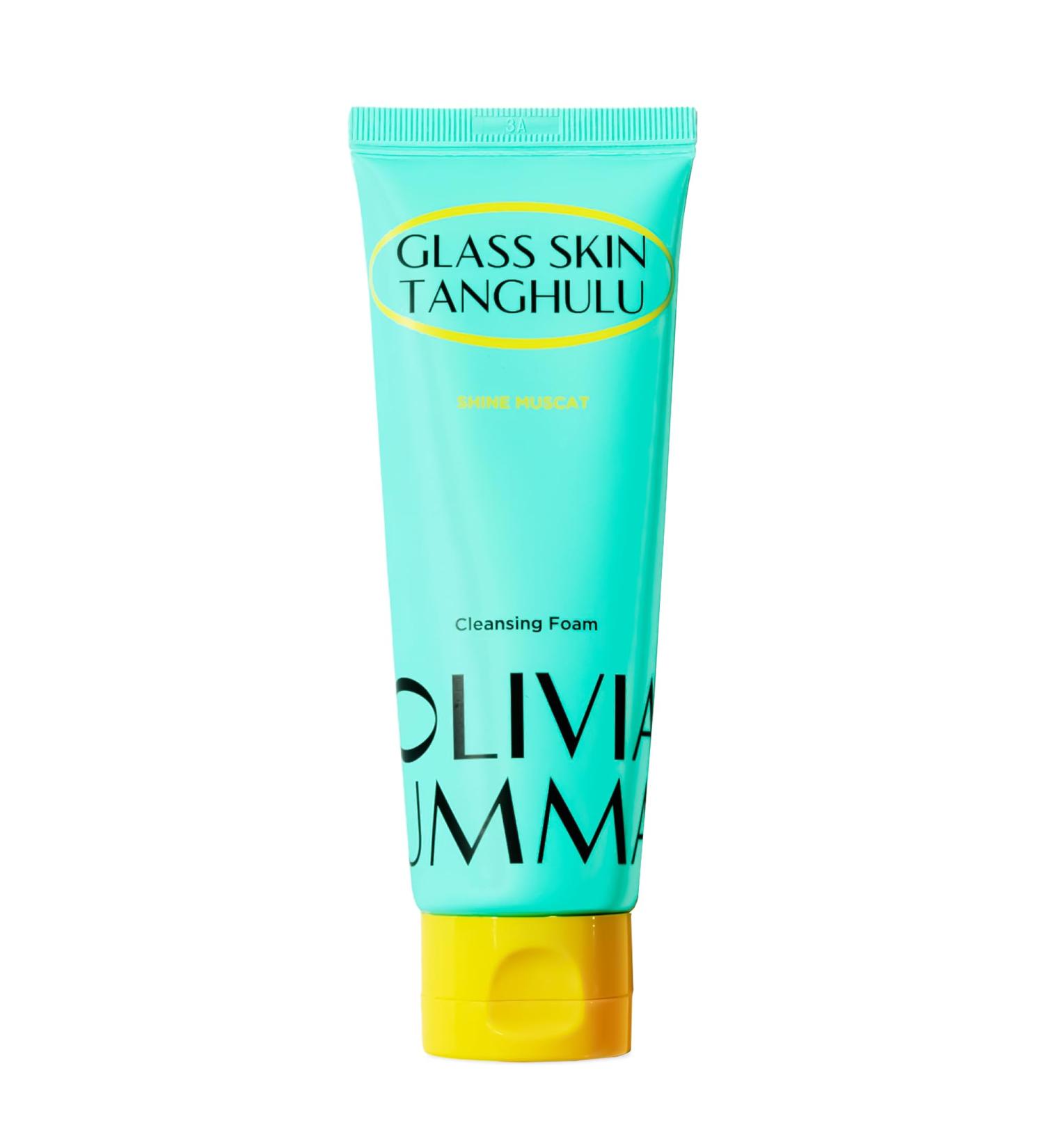 OLIVIAUMMA Glass Skin Tanghulu Shine Muscat Foaming Cleanser - Korean Face Wash for All Skin Types - Foam Cleanser for Radiant Skin - Deep Cleansing Moisturizing and Antioxidant-Rich - 120ml - Buy Online on GoSupps.com
