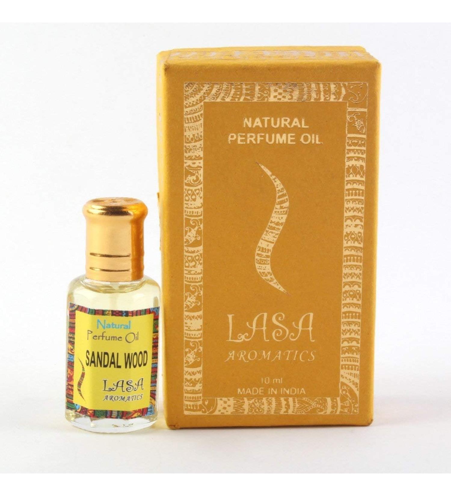 Natural Perfume Oil Sandalwood Fragrance Long Lasting Roll-on Body Attar For Mens And Womens- 10 ML (Pack Of 1)