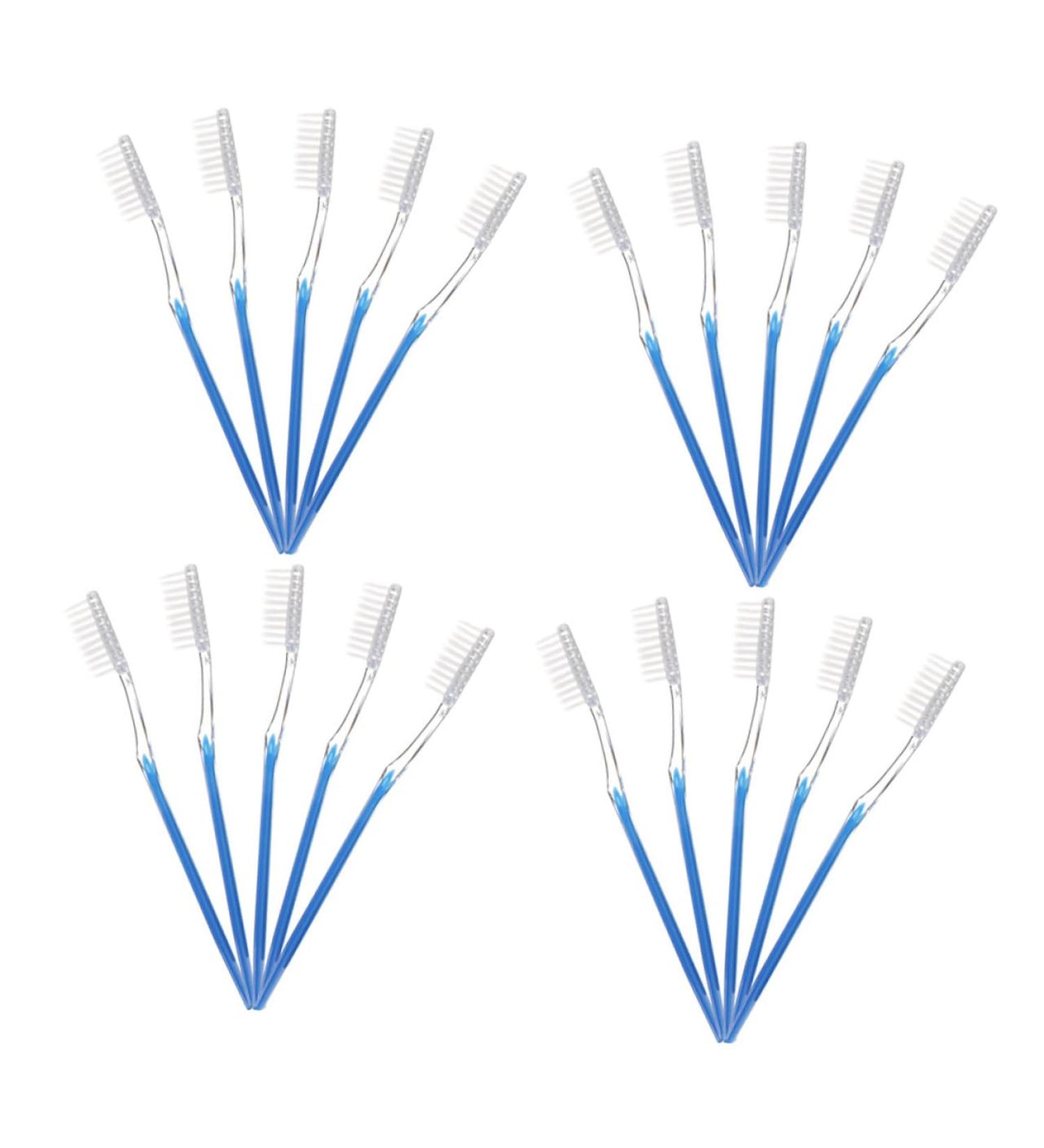 Ultechnovo 50-Pack Disposable Toothbrushes with Toothpaste - Mini Travel Dental Accessories | Eco-Friendly Travel Toothbrushes - Buy Online on GoSupps.com
