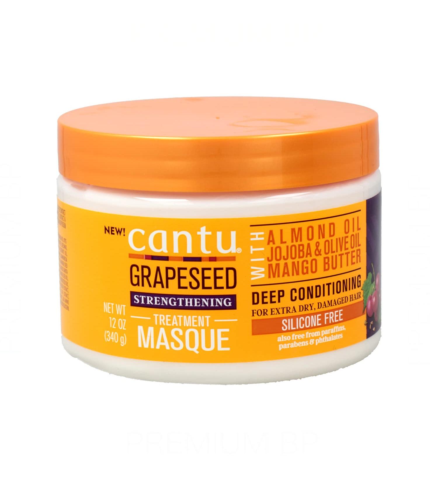 Cantu Grapeseed Treatment Masque 12 oz - Nourishing Hair Mask for Dry & Damaged Hair | Buy Internationally - Buy Online on GoSupps.com