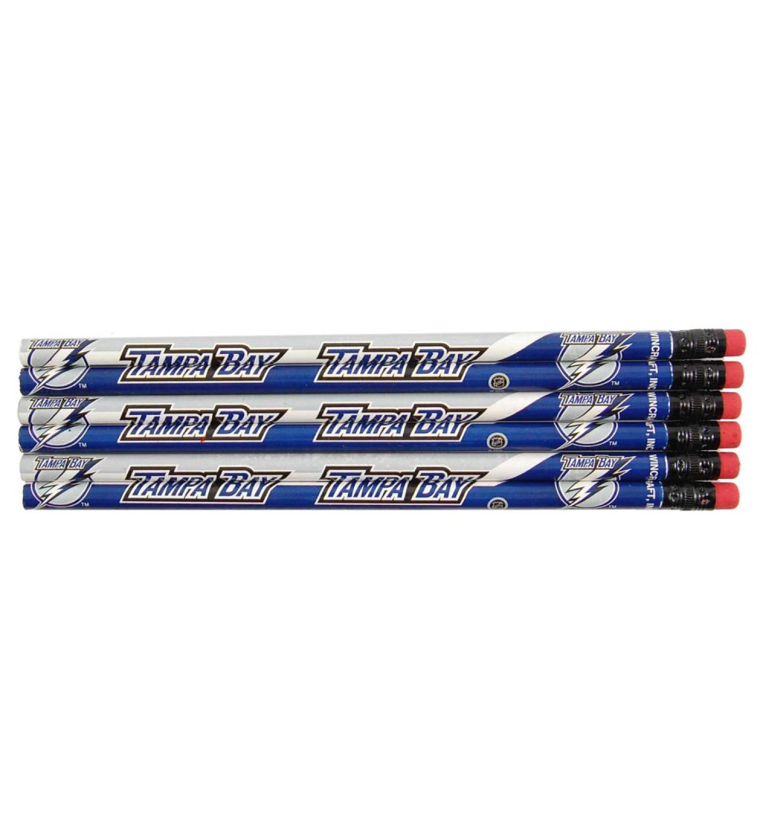 WinCraft NHL Pencil (6 Pack) Tampa Bay Lightning
