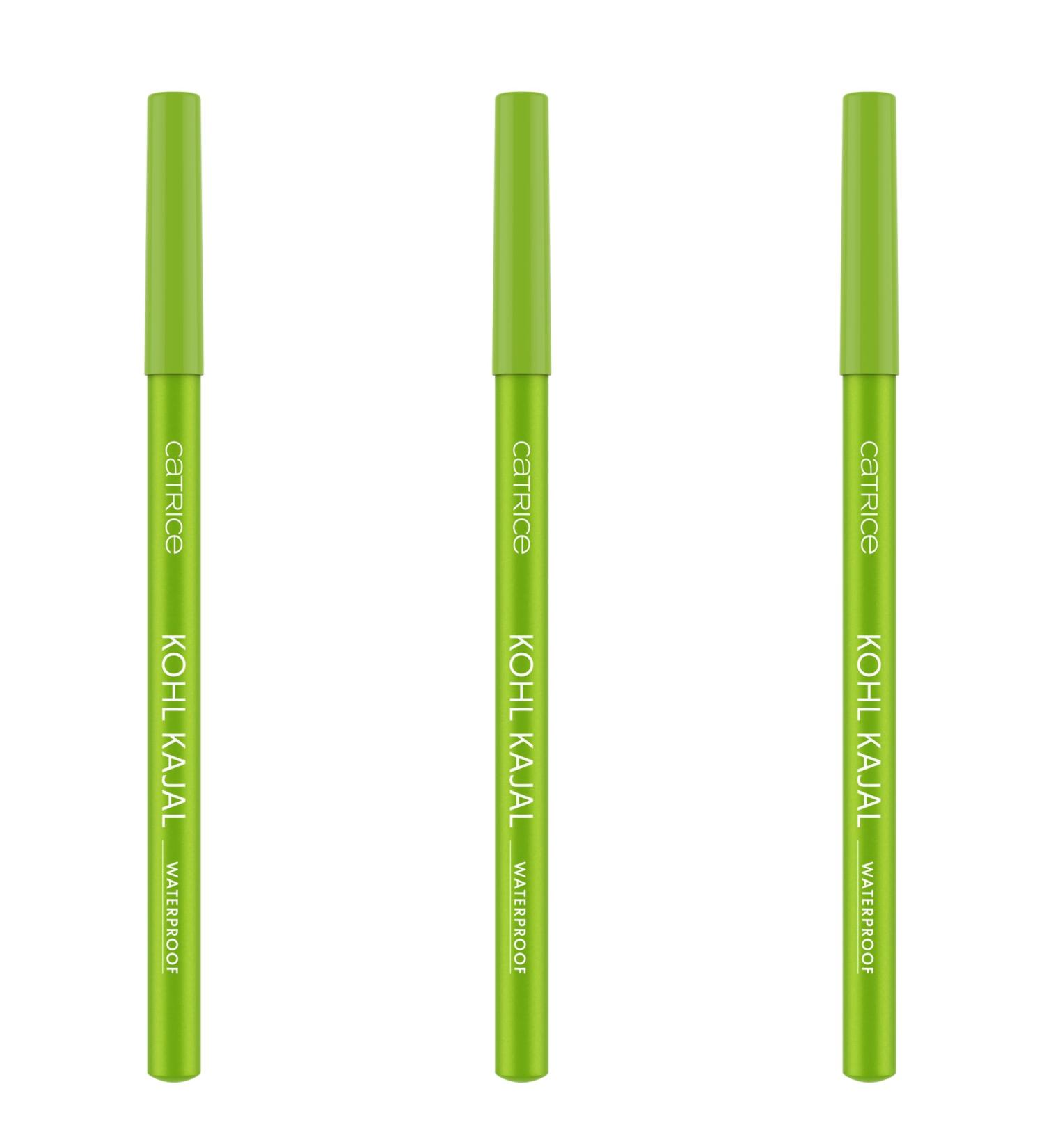 Catrice Kohl Kajal Waterproof - Vegan Green Kajalstift No. 130 | 3 Pack (3x0.78g) | Microplastic & Nanoparticle Free - Buy Online on GoSupps.com