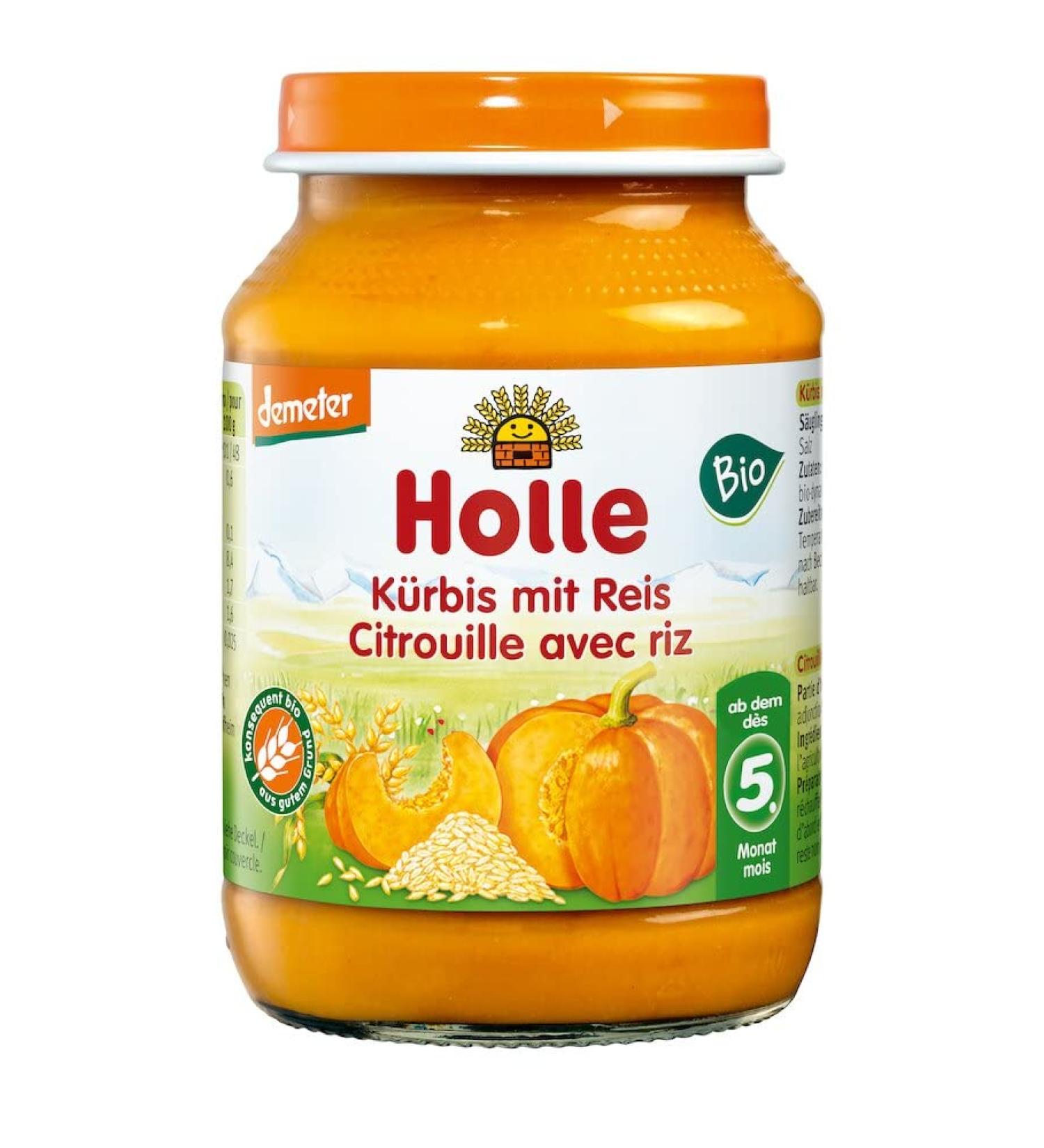 Holle Organic Pumpkin with Rice (2 x 190 g)