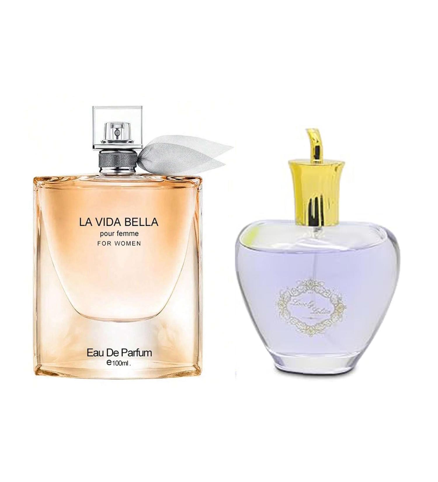 Women's Perfume La Vida Bella& Lovely Lolita Combo Set Eau De Parfum Long Lasting Fragrance 3.4 Fl Oz Spray Each for Daily Used la vida bella&Lovely Lolita - Buy Online on GoSupps.com