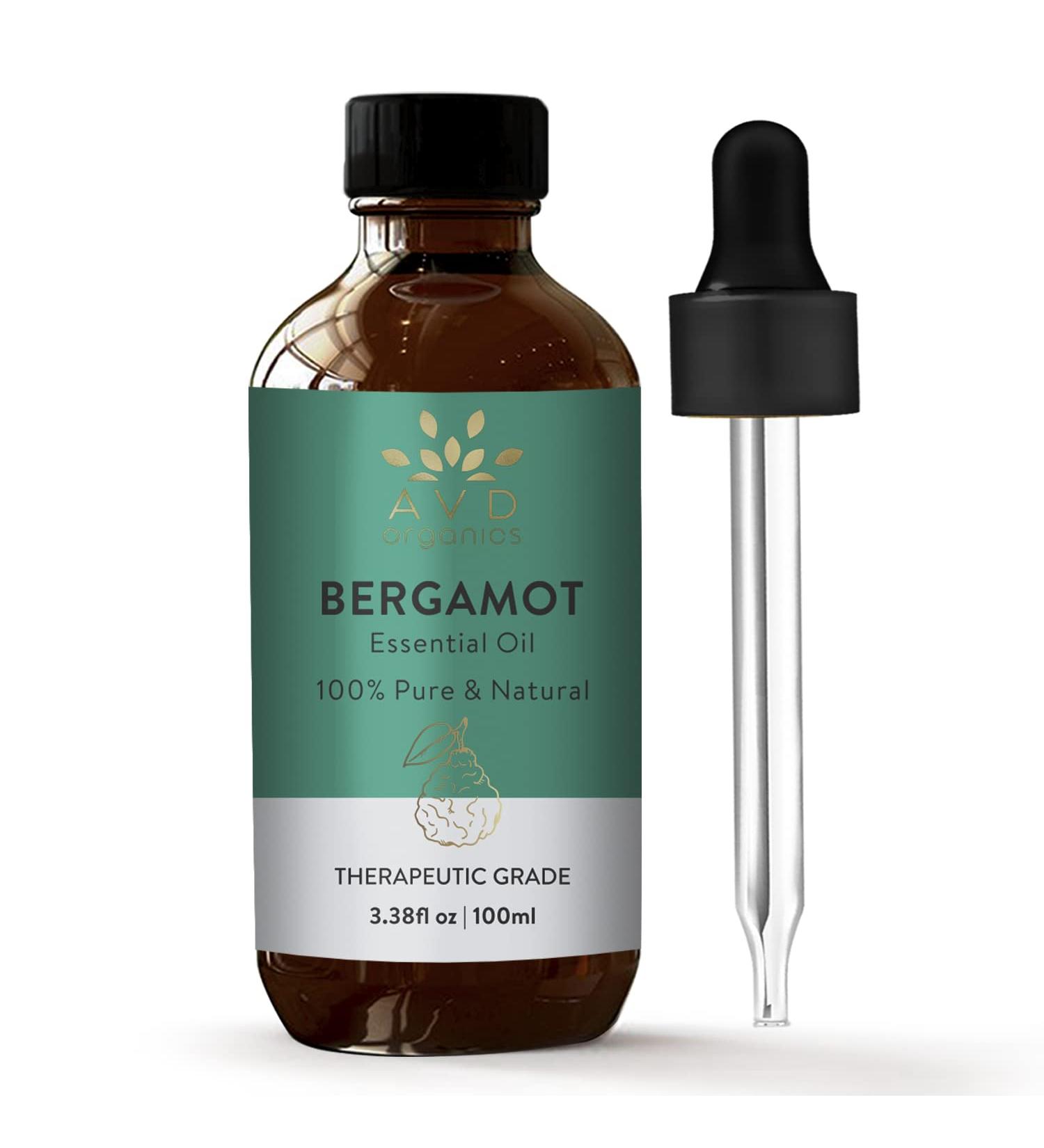 Bergamot Essential Oil - 100% Pure & Natural for Diffusers Skin Aromatherapy Soap & Candle Making - 3.38 fl. Oz - Buy Online on GoSupps.com