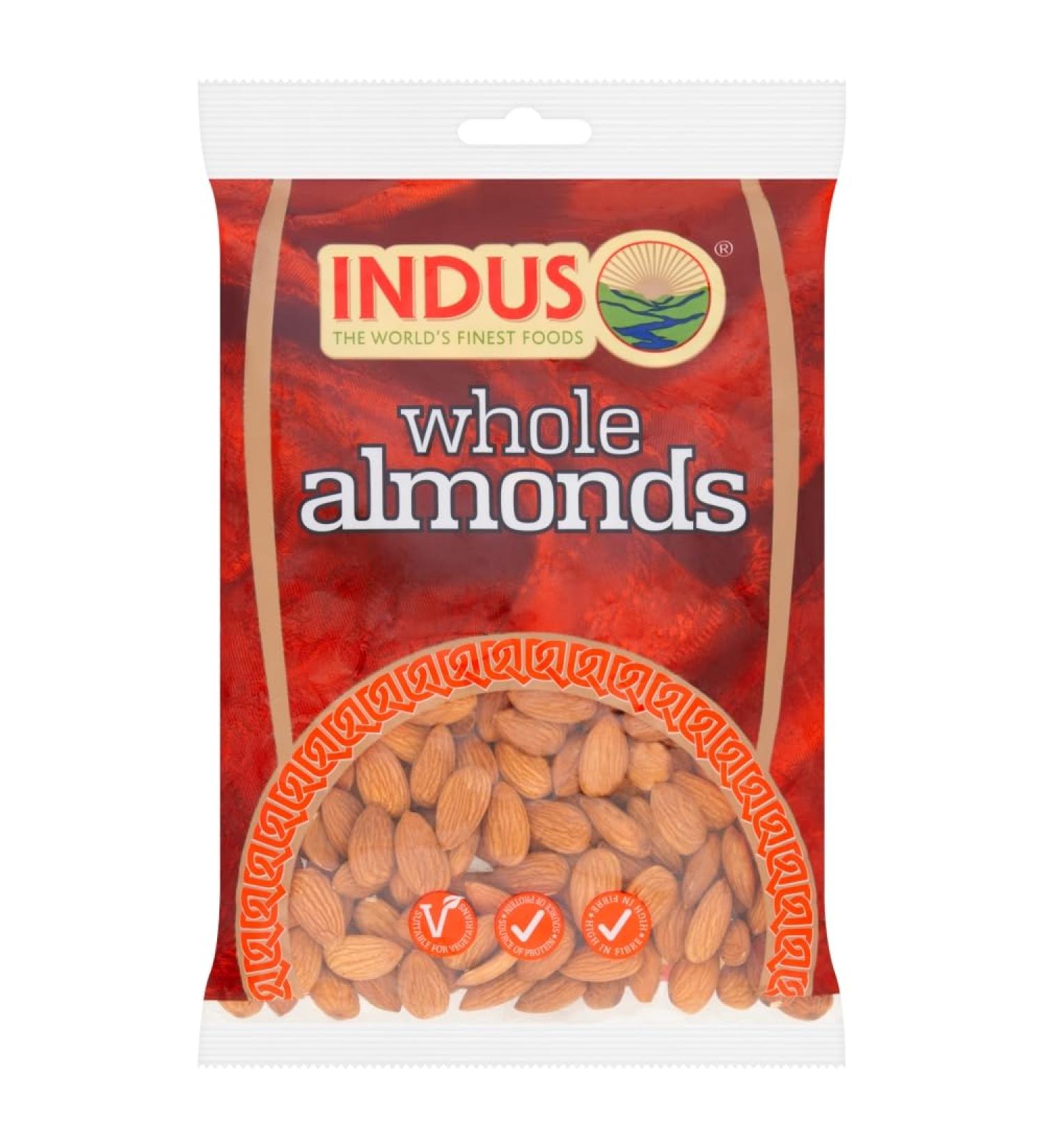 Indus Whole Almonds 500g