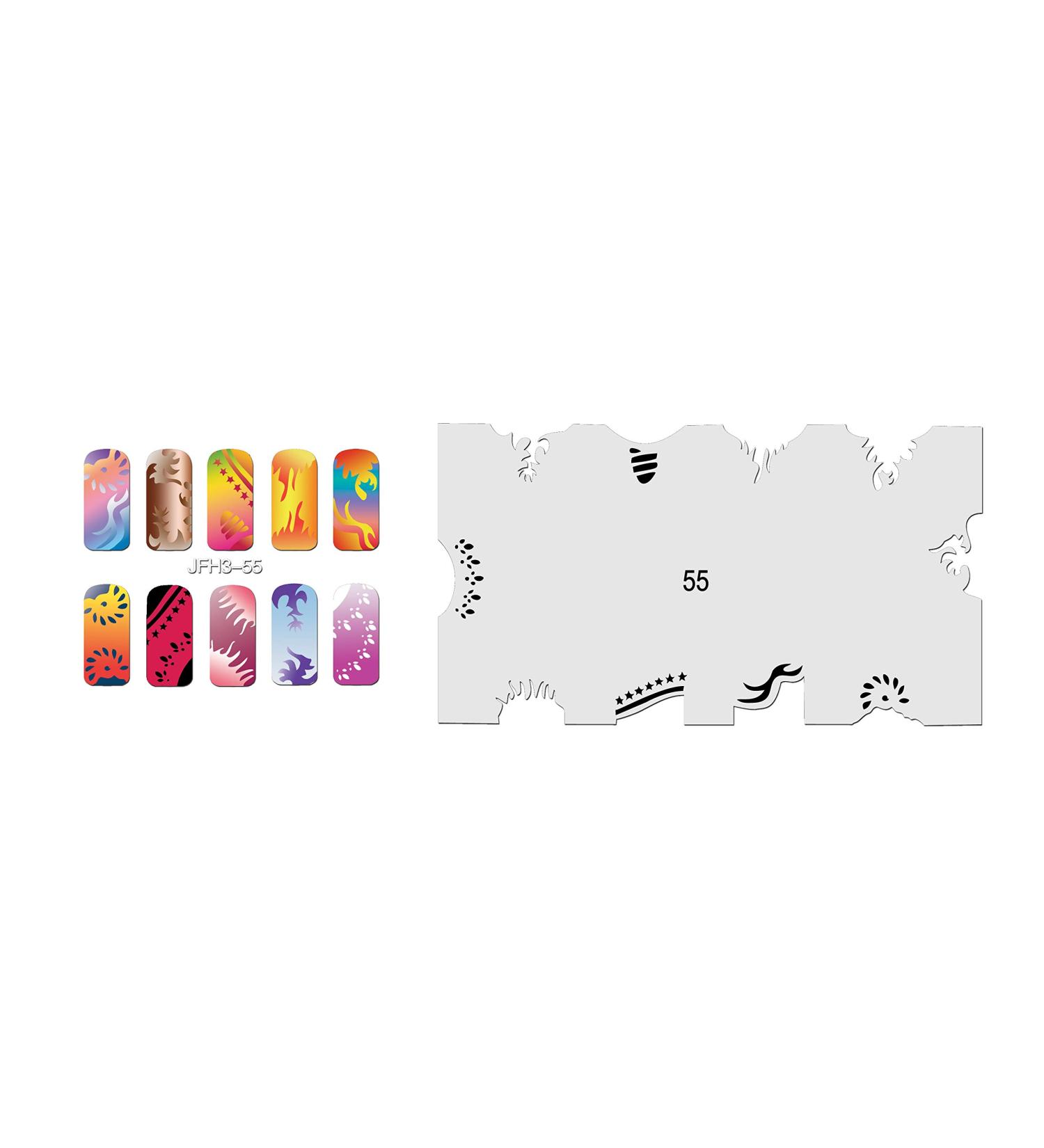 Fingernail stencil (airbrush nail art) Fengda JFH03-055