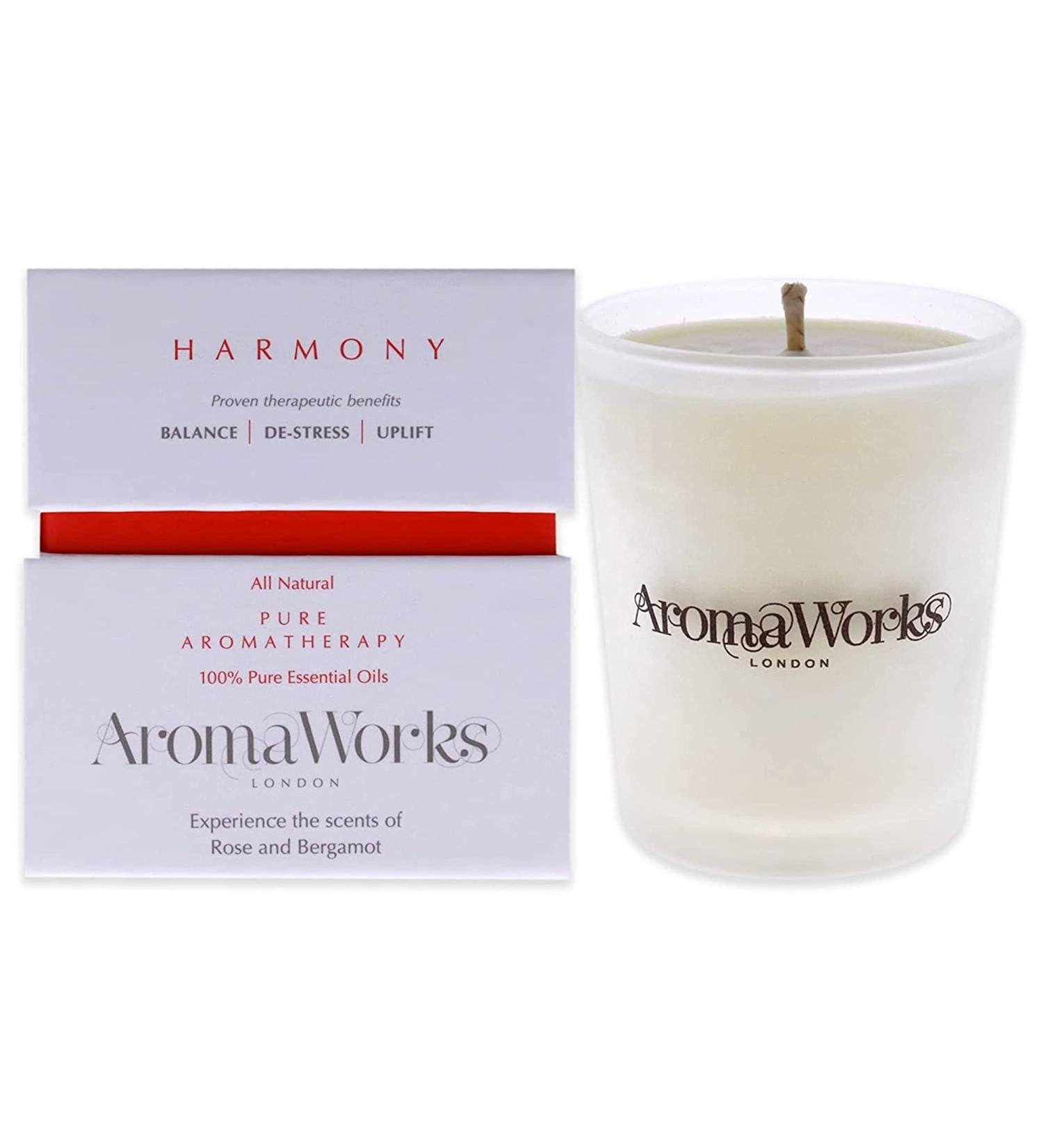 Buy Harmony Candle - Naturally Scented with 100% Pure Essential Oils | Creates Calm Atmosphere & Enhances Happiness | International Shipping Available - Buy Online on GoSupps.com