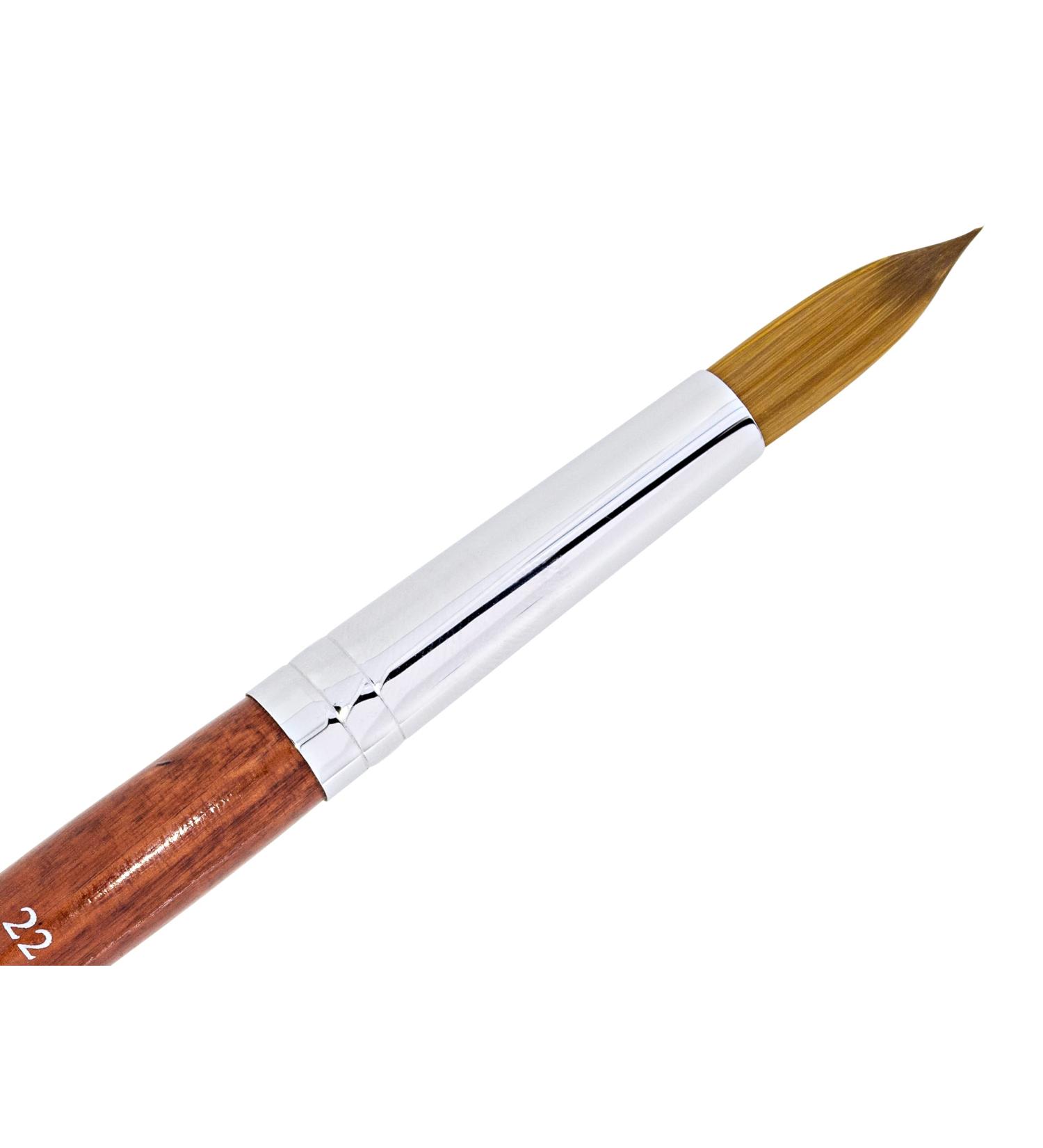 Nail design acrylic brush #22 Kolinsky 70% Nylon 30%