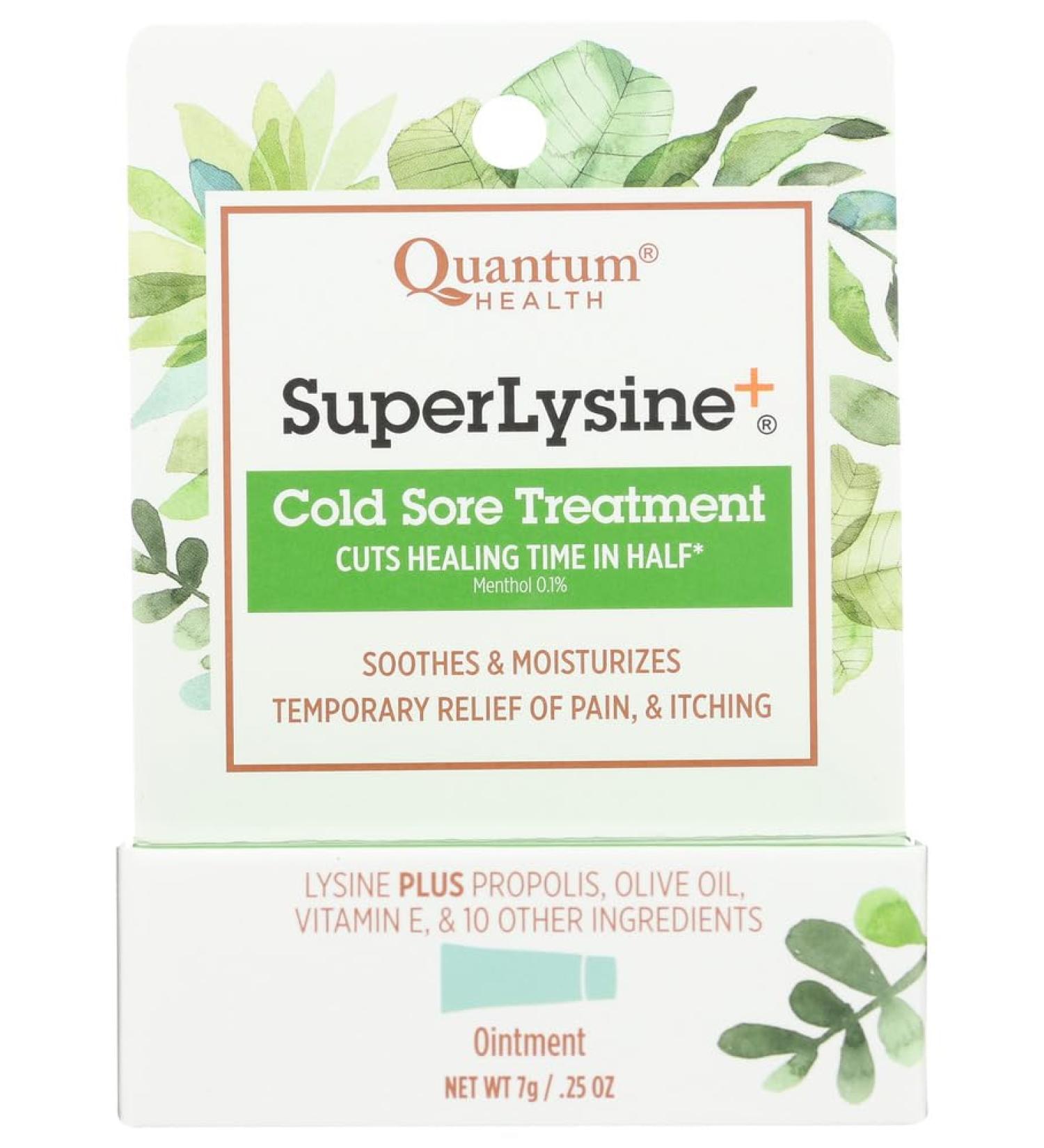 Quantum Super Lysine Plus Cold Sore Treatment - 0.25 Oz - Buy Online on GoSupps.com