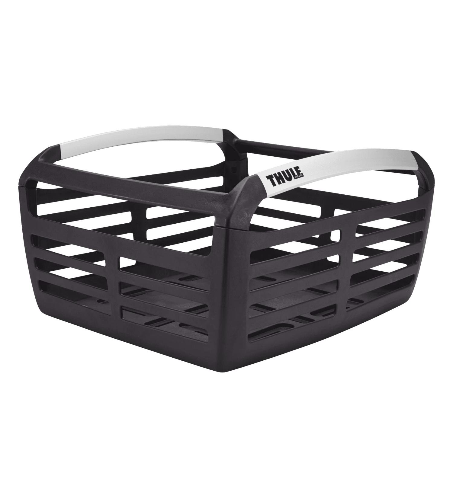 Thule Pack 'n Pedal Basket - Black 39.5 x 33.9 x 21.5 cm | Durable Bike Cargo Solution - International Shipping Available - Buy Online on GoSupps.com