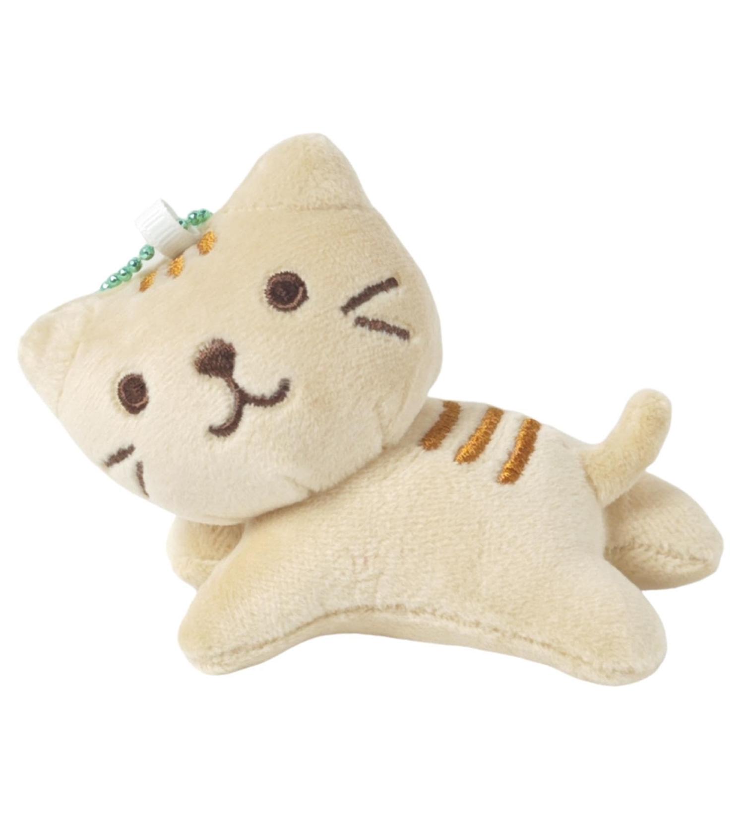 Buy Kawaii Cat Plush Key Pendant | Cute Cartoon Keychain - Soft Plush Figure Toy - Buy Online on GoSupps.com