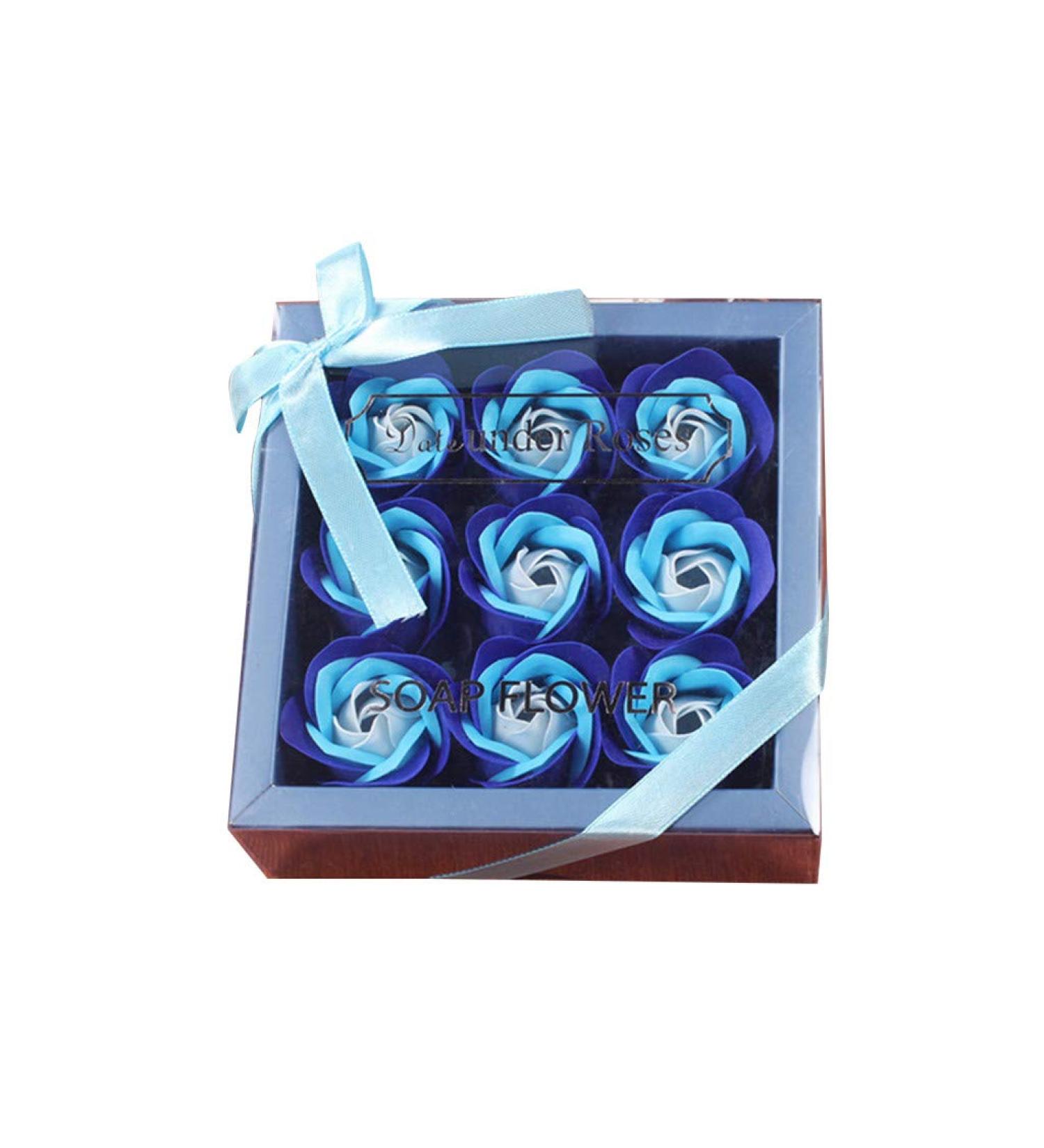 Fall Petal Valentine's Day Gifts | Purple Artificial Rose Flower Soap Bouquet & Paper Flower Arrangement - Perfect for Romantic Decor - Buy Online on GoSupps.com