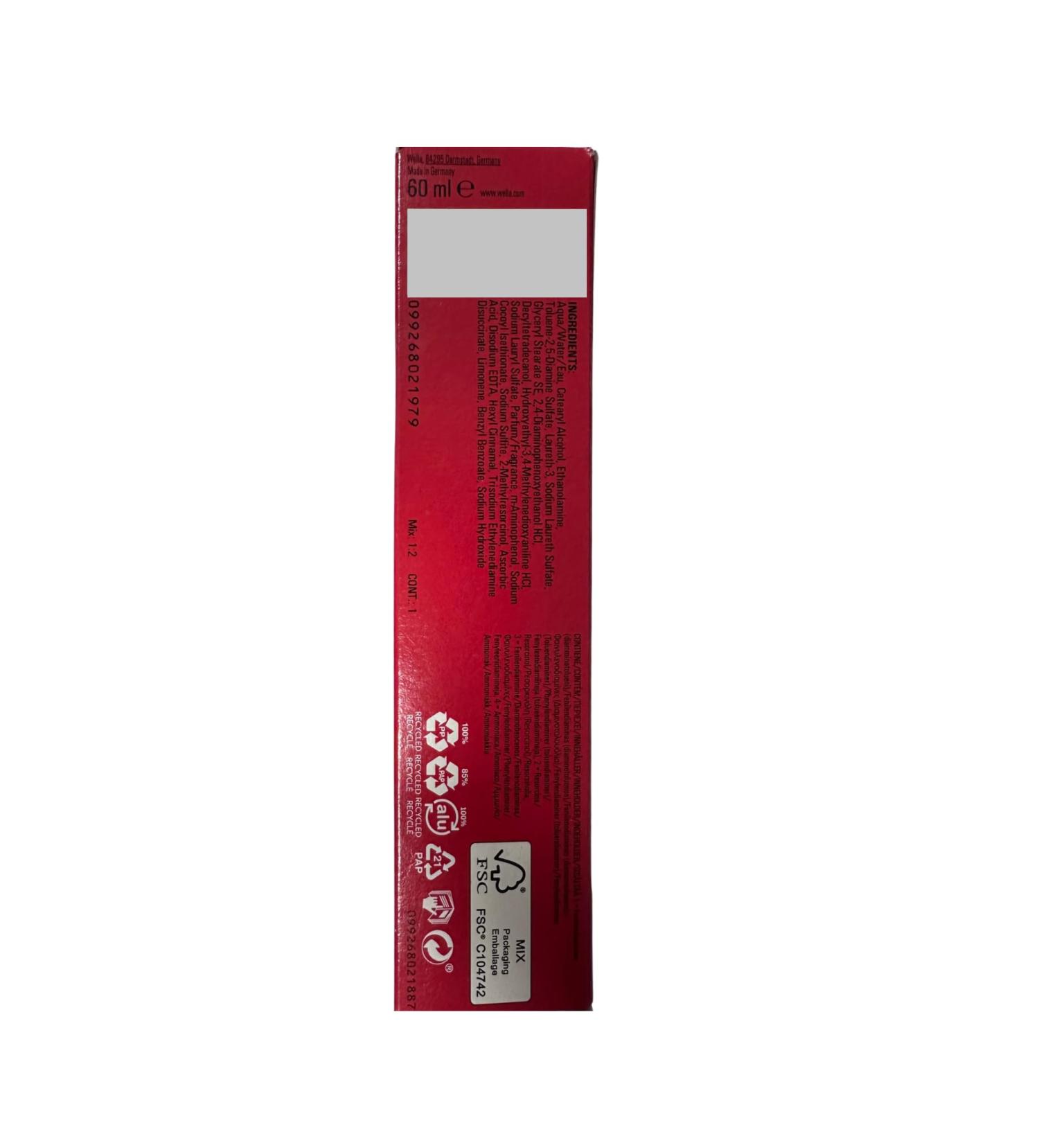 Wella Color Touch Deep Browns 5/75 Light Brown Sand Mahogany 60ml - semi-permanent coloring without ammonia