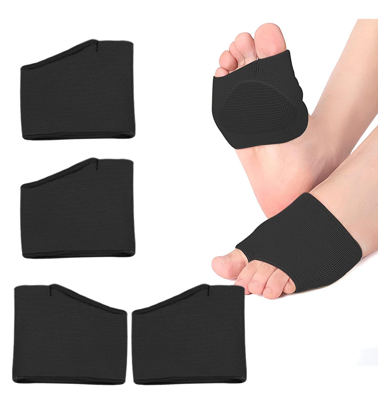 RooRuns Metatarsal Pads - Pain Relief Gel Cushion for Metatarsalgia & Morton s Neuroma - Black XL (2 Pairs) for Men & Women - Buy Online on GoSupps.com