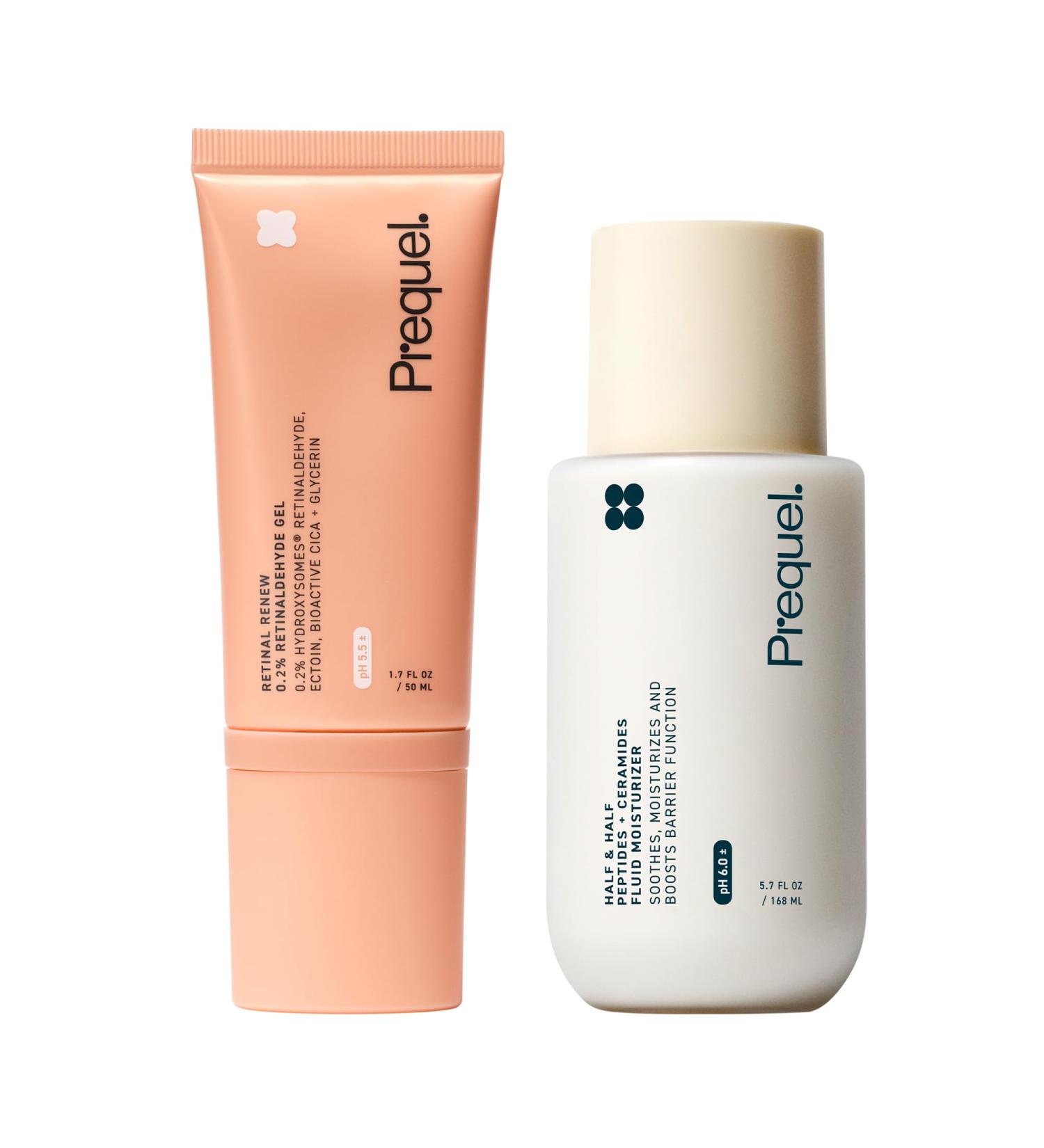 Prequel Skin Retinaldehyde 0.2% and Half and Half Face Cream Bundle - Buy Online on GoSupps.com
