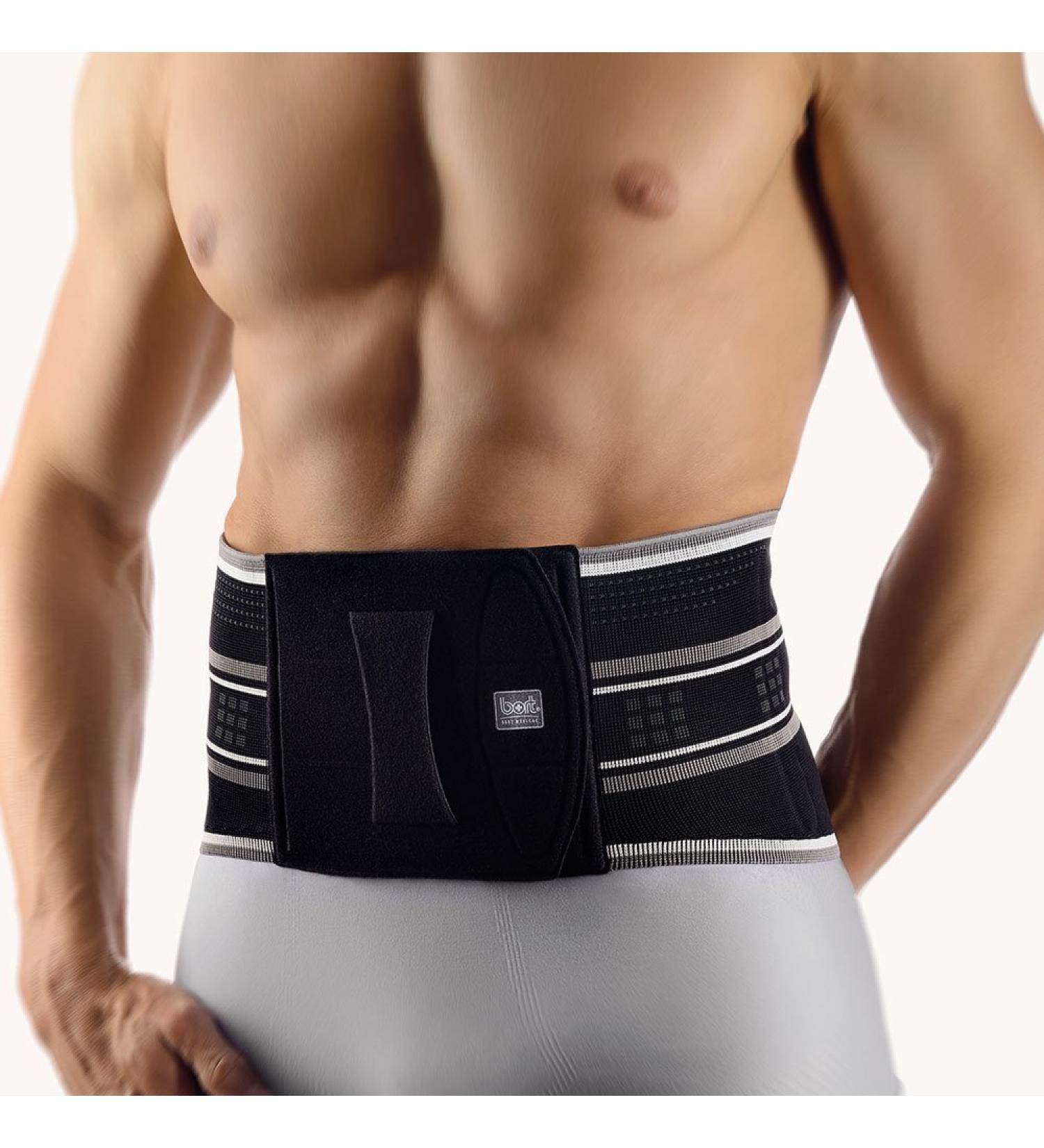 Bort StabiloBasic back support with pad 2 black