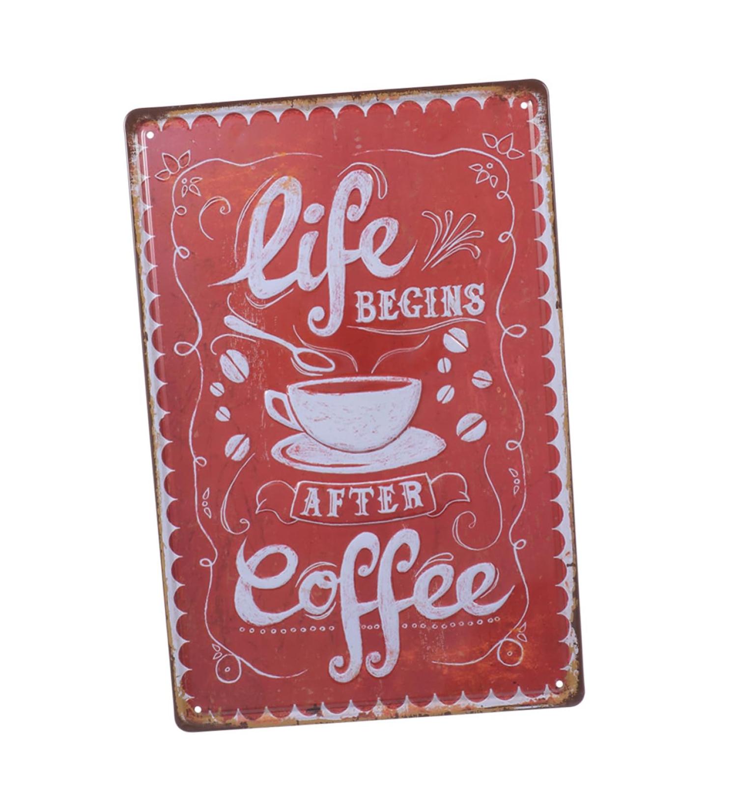 Artibetter Vintage Signs Iron Painting Retro Decor Metal Signs Tin Signs Antique Signs Crafts The Sign Decorate Vintage Iron Sign Painting - Buy Online on GoSupps.com