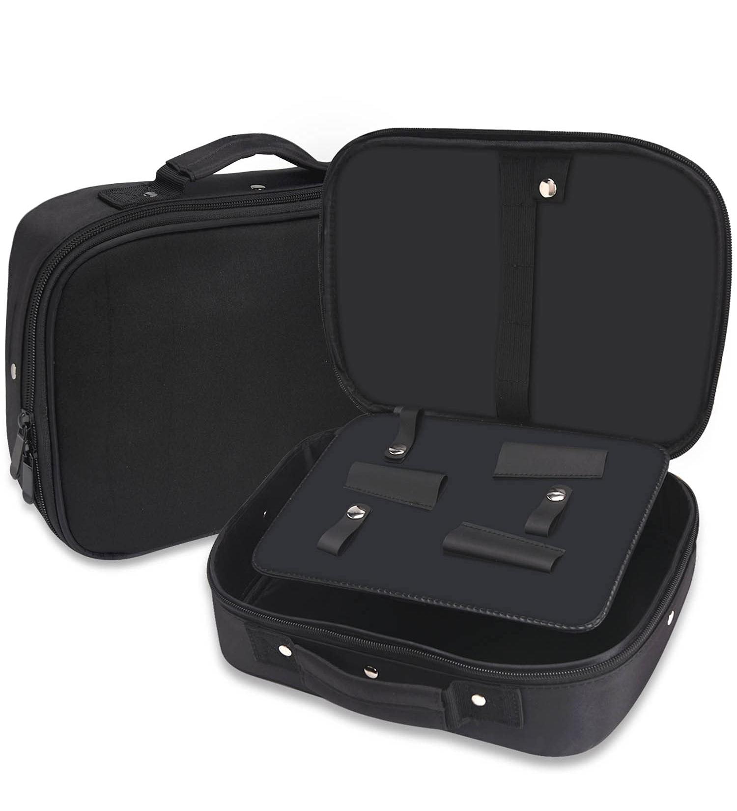 Noverlife Black Hairdressing Tools Bag - Large Capacity Hair Stylist Organizer for Clippers, Scissors, Trimmer - Travel-Friendly Storage Case - Buy Online on GoSupps.com