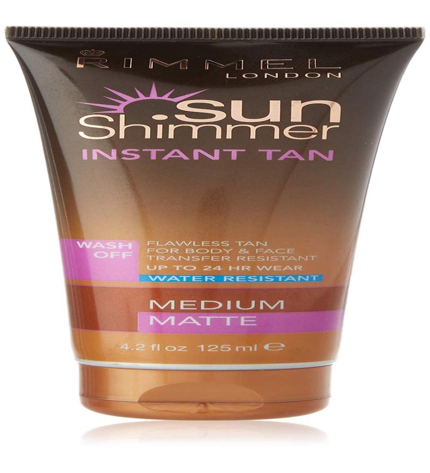 Sunshimmer Water Resistant Instant Tan Wash Off Matte - Medium | Long-lasting Matte Finish - Buy Online on GoSupps.com
