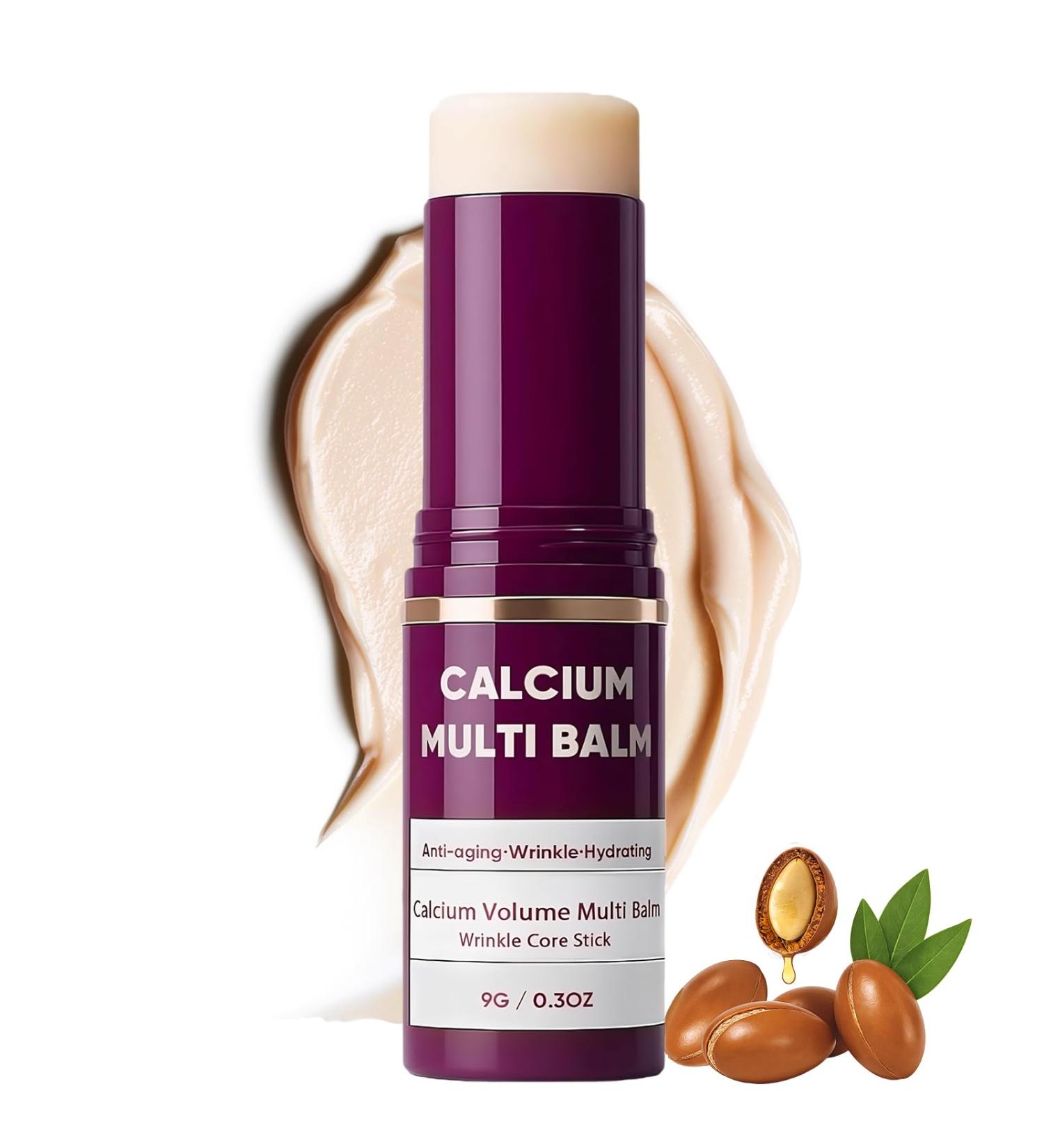 Lingyun Calcium Multi Balm Stick, Calcium Volume Multi Balm,Korean Collagen Wrinkle Care Stick,Intensive Repair & Moisturizing Cream, Firming Skin,Anti-aging Suitable for Eyes, Neck, Face (1) - Buy Online on GoSupps.com